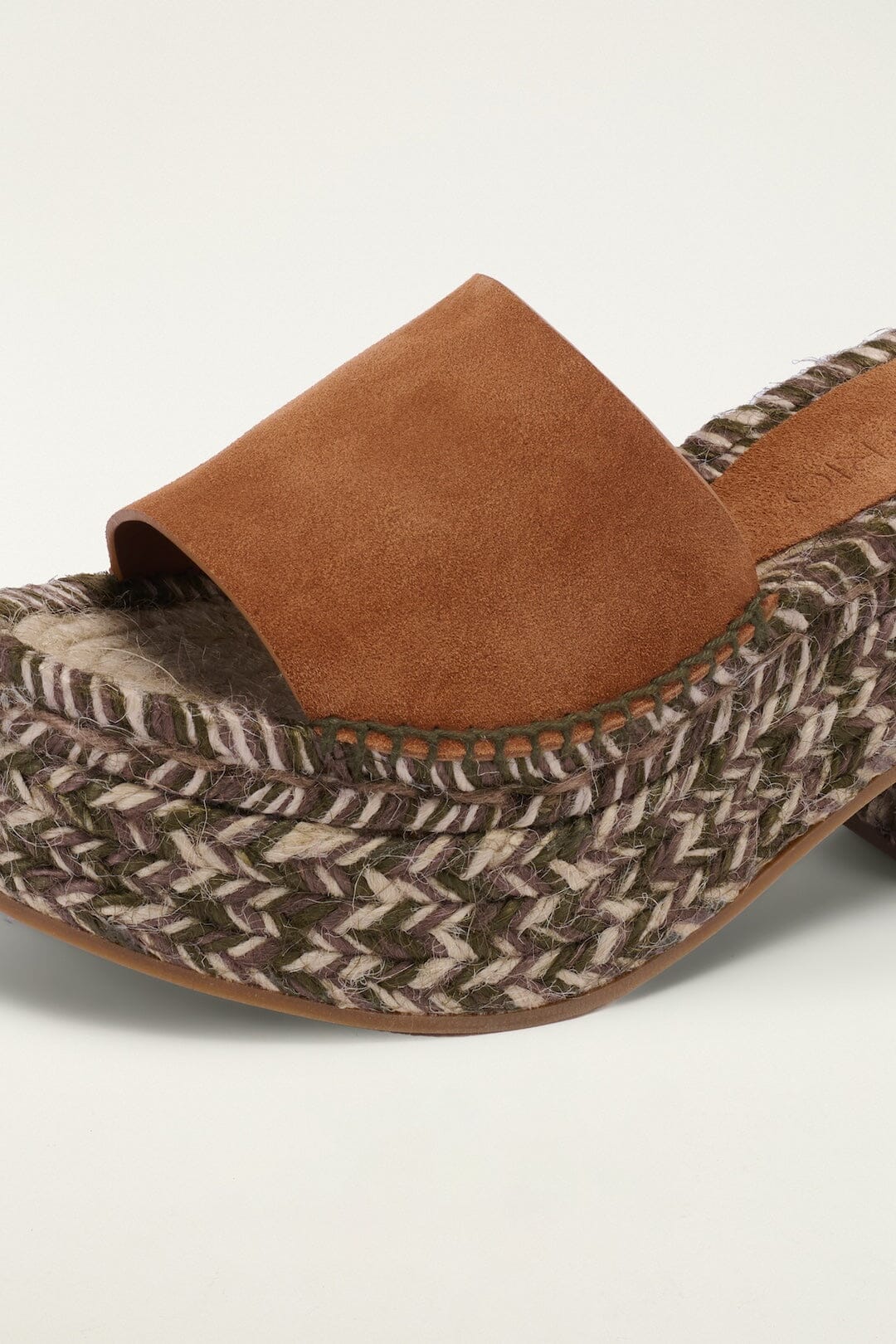 Brown Platform Espadrille Sandal