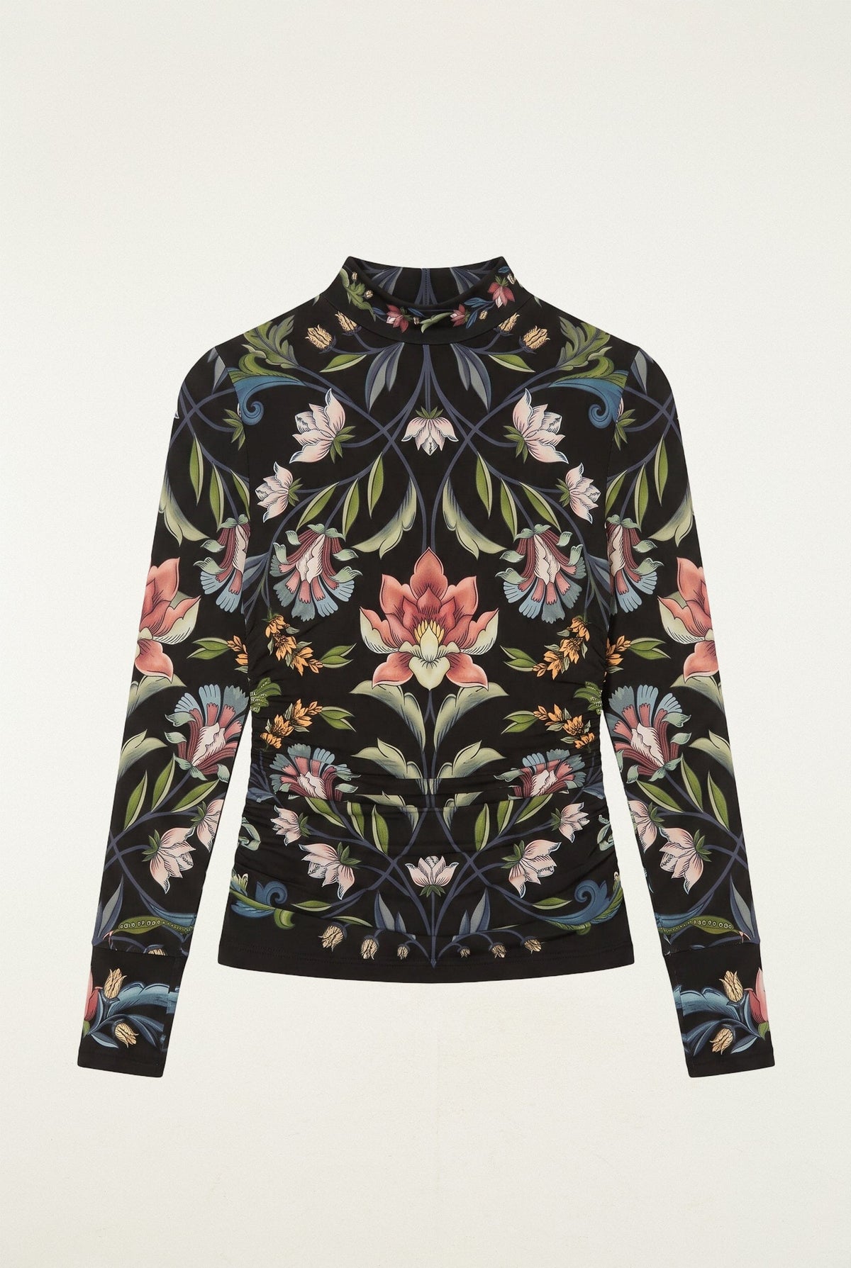 Natalia Long Sleeve Jersey Blouse