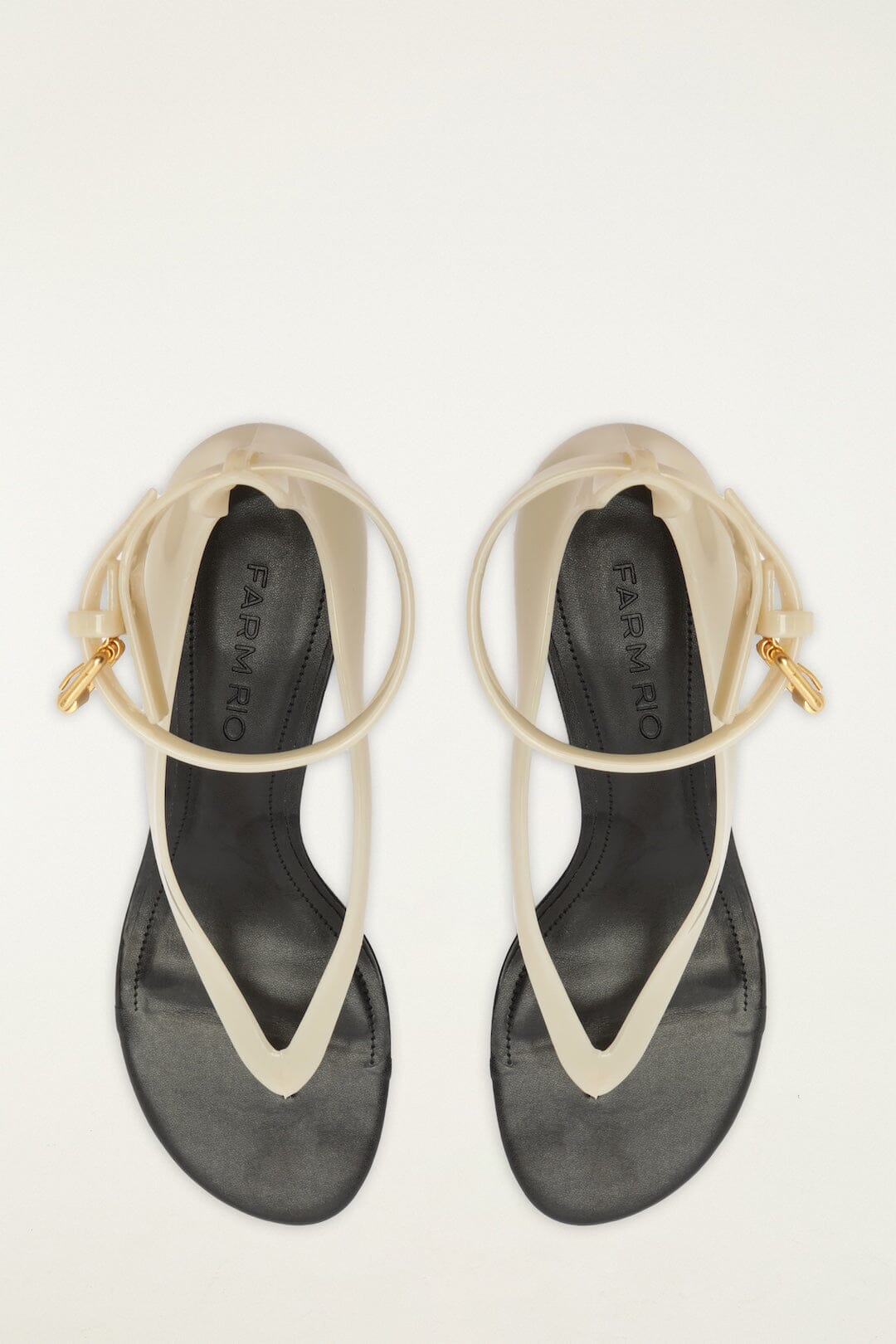 Off-White Jelly Heeled Sandal
