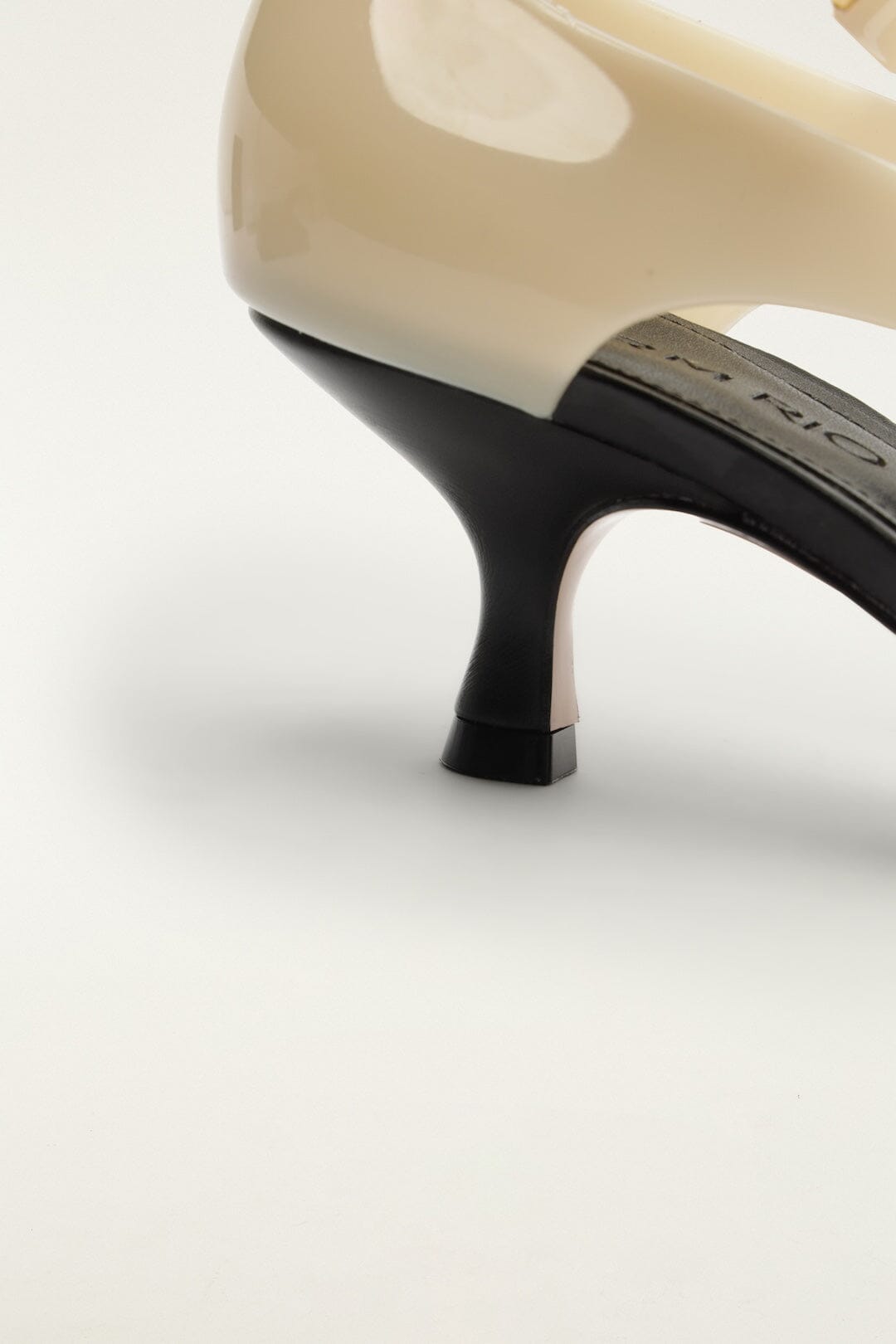 Off-White Jelly Heeled Sandal