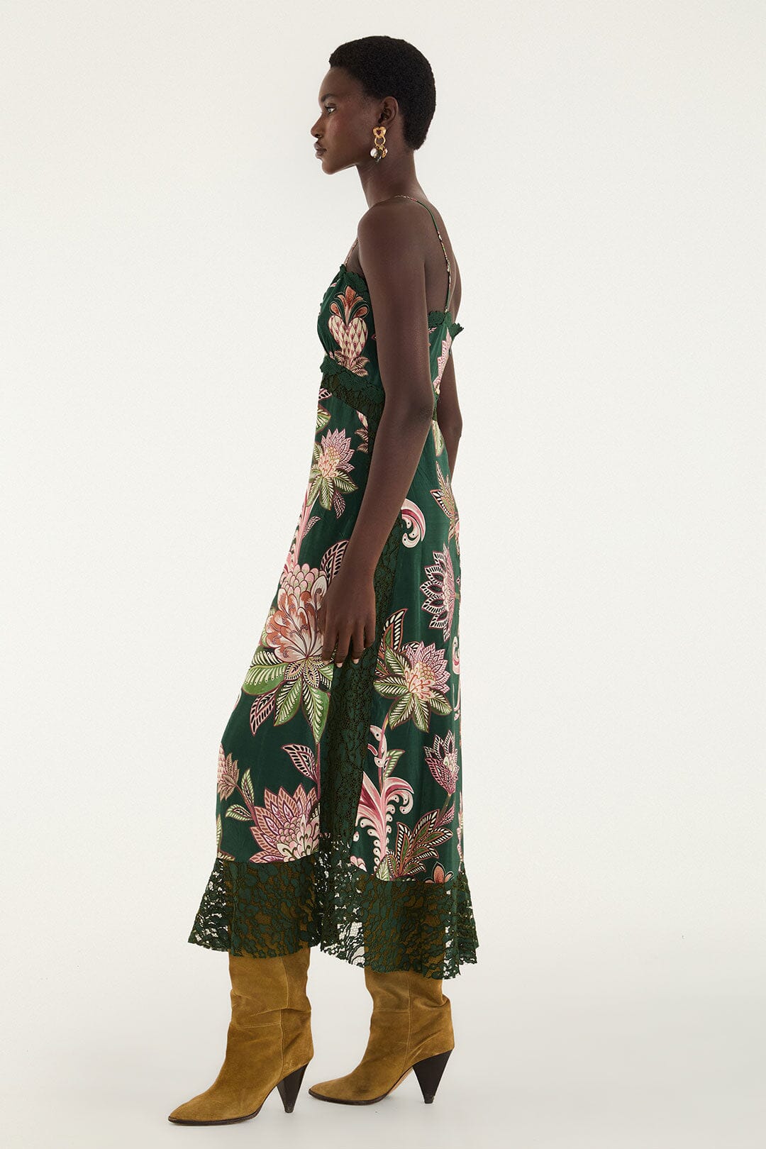 Arabesque Paradise Floral Midi Dress