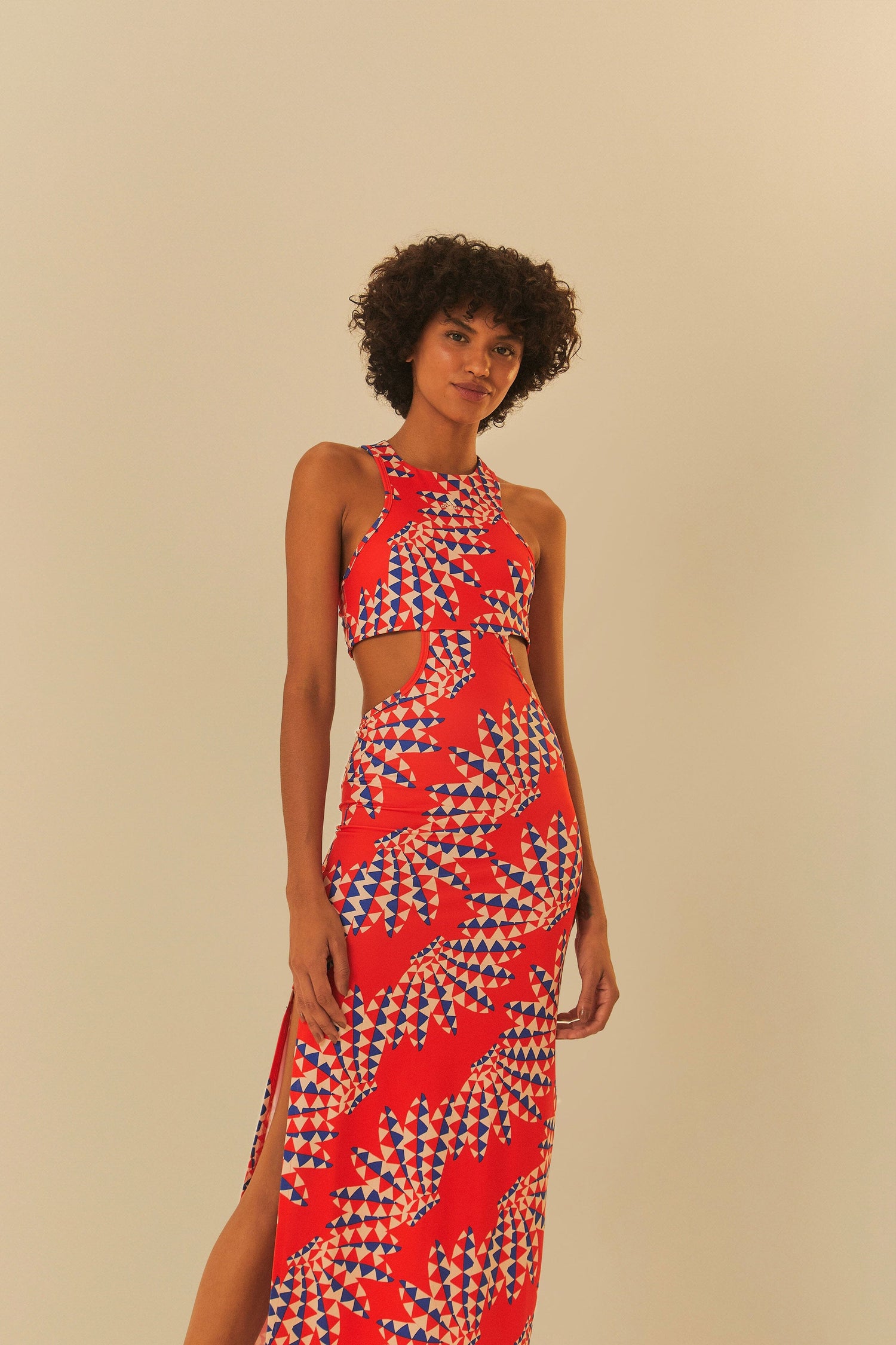 Adidas Farm Psychedelic Wave Red Dress FARM Rio Adidas Farm Psychedelic Wave Red Dress FARM Rio