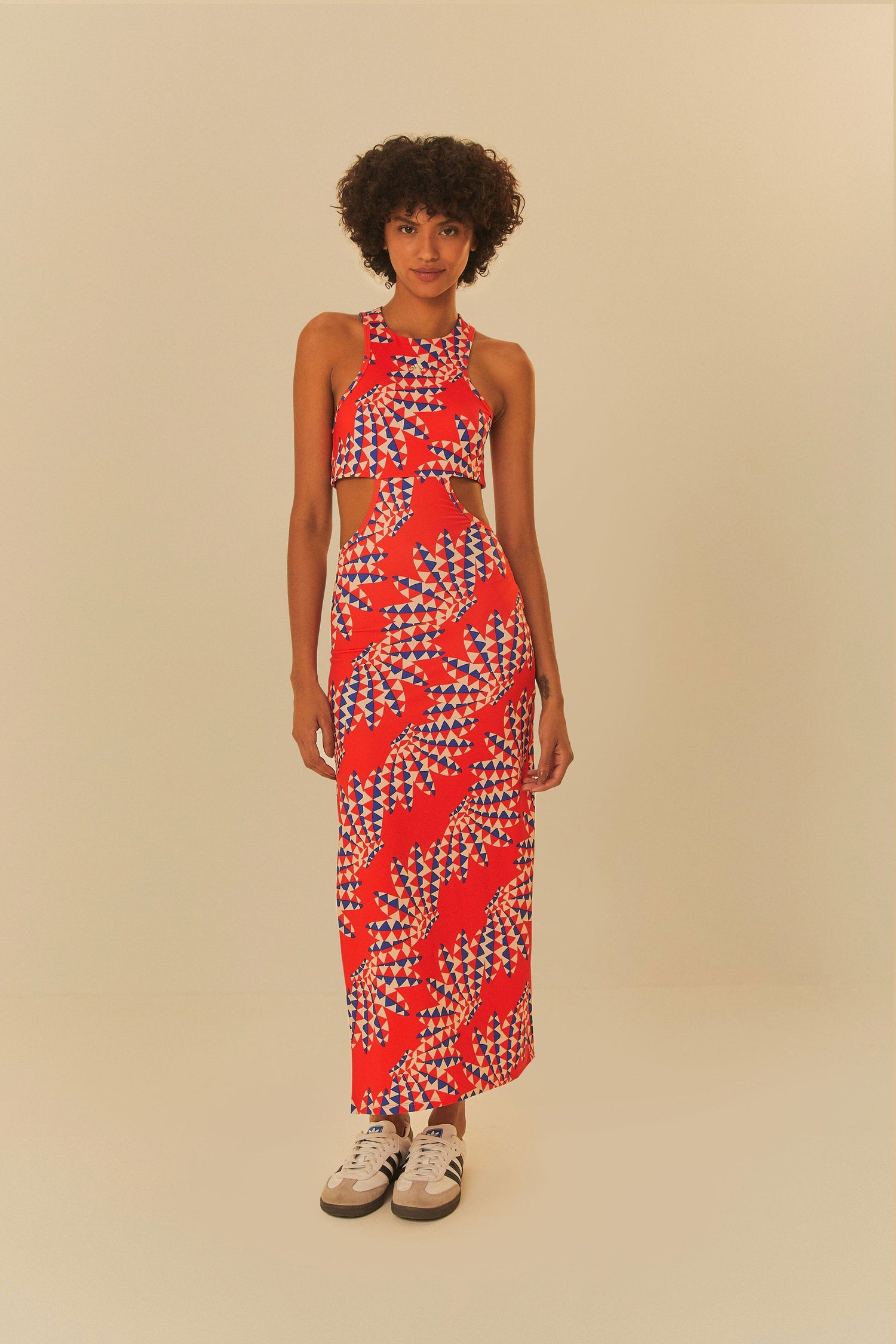 Adidas Farm Psychedelic Wave Red Dress FARM Rio Adidas Farm Psychedelic Wave Red Dress FARM Rio