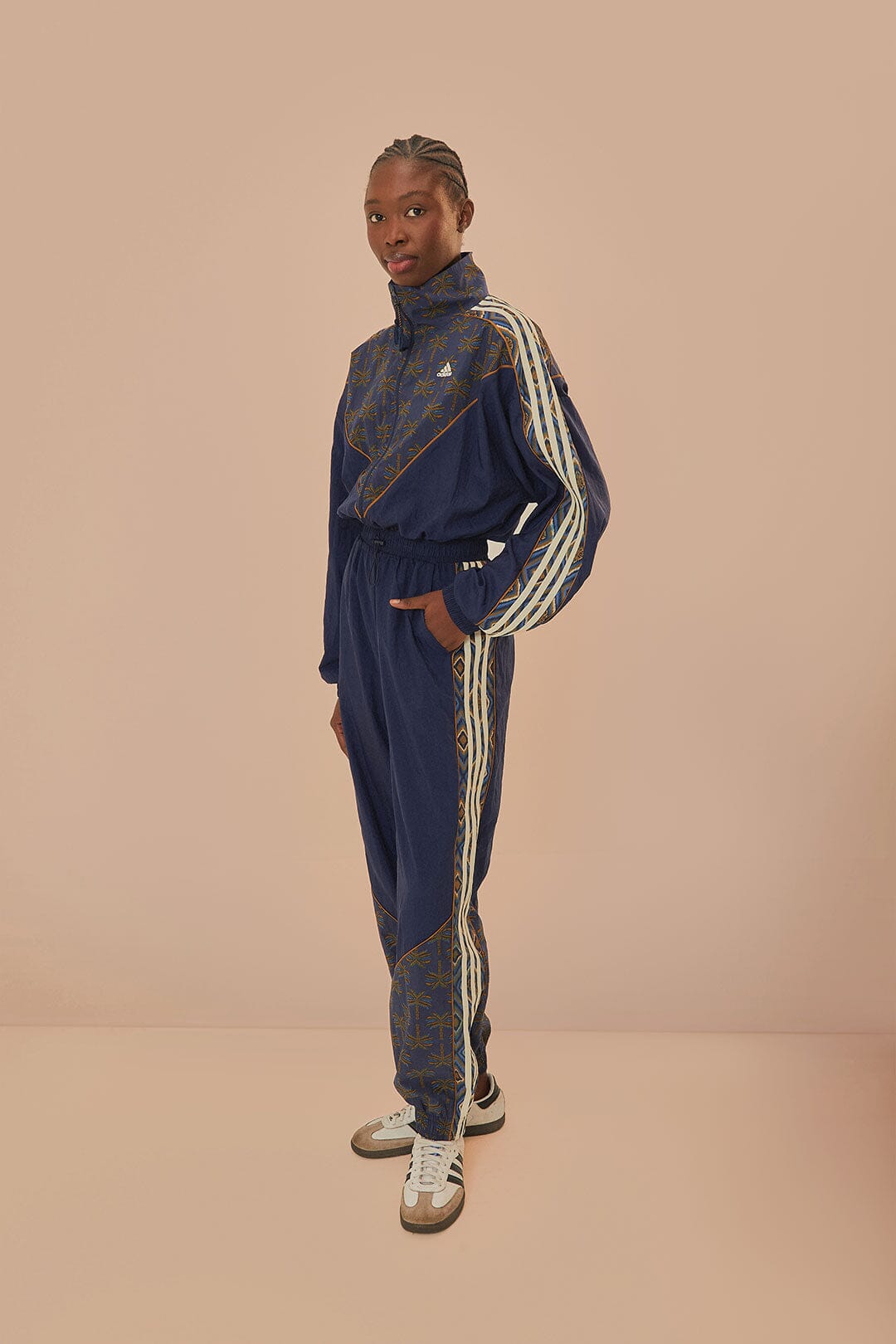 Blue Adidas Farm Rio Jacket