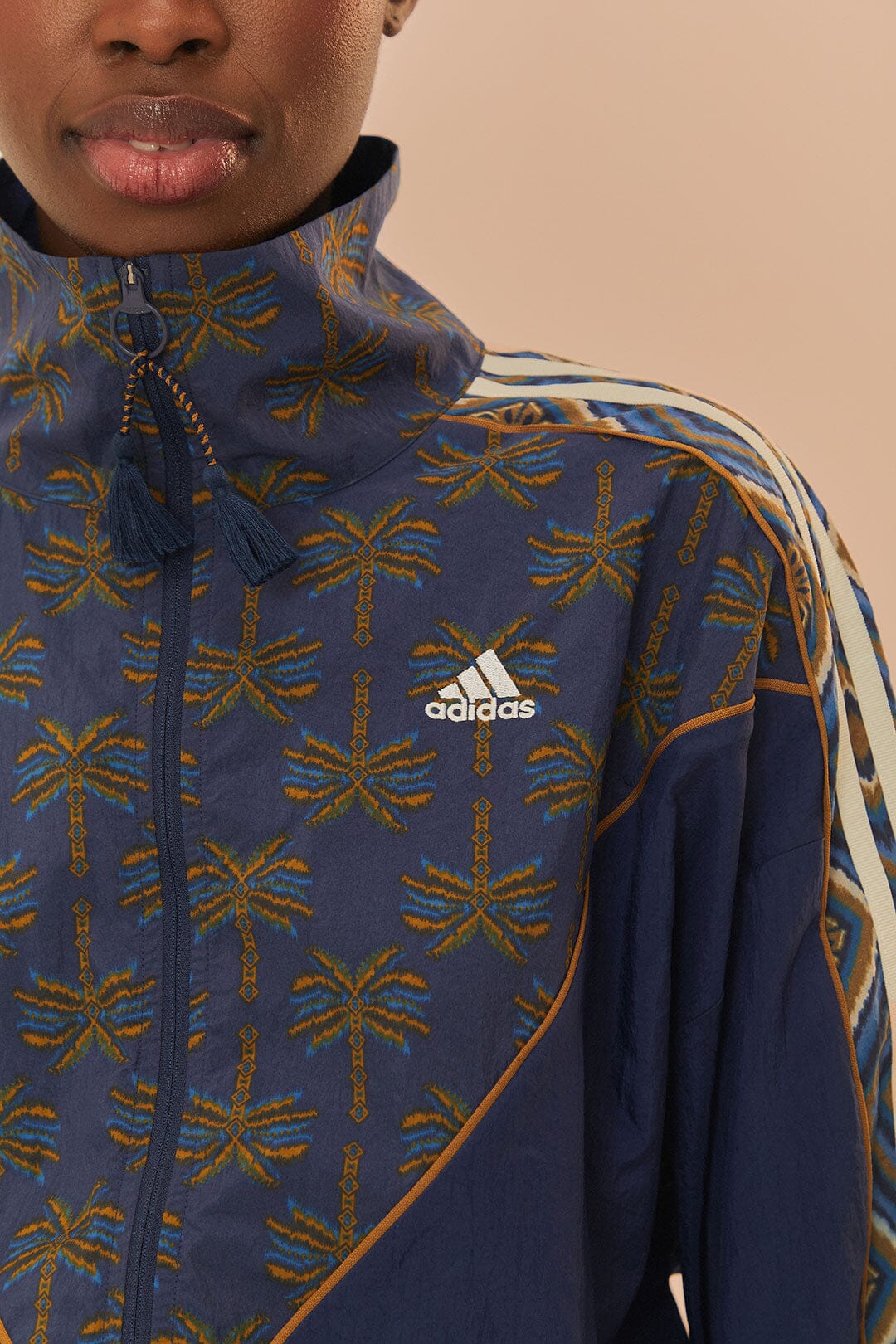 Blue Adidas Farm Rio Jacket