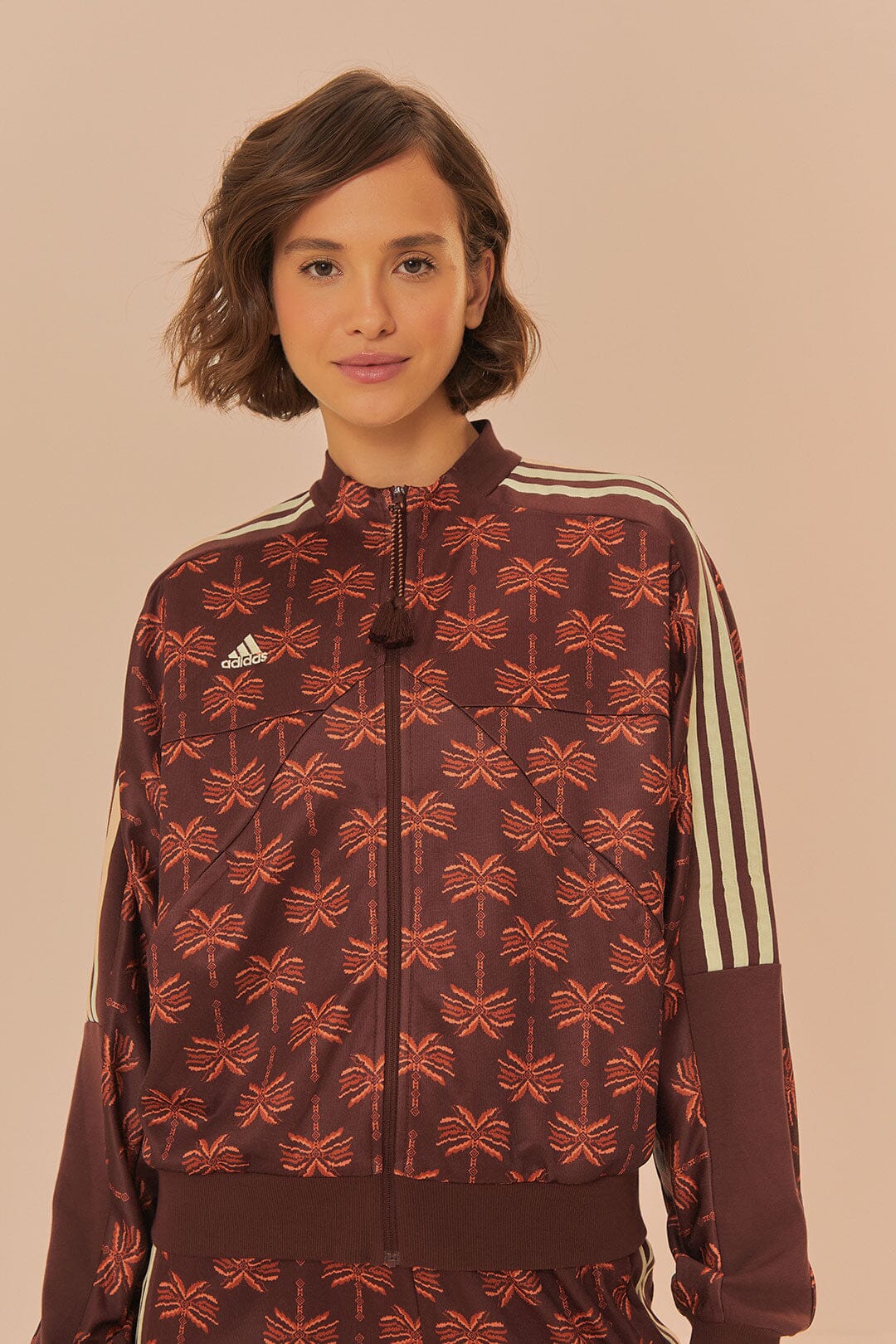 Brown Adidas Farm Rio Jacket