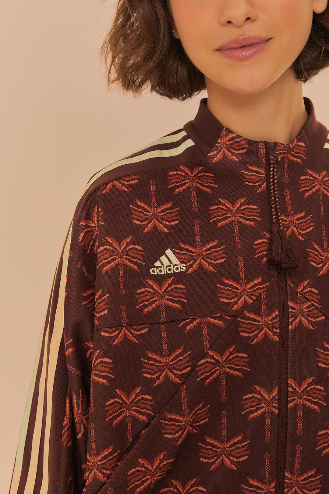 Brown Adidas Farm Rio Jacket