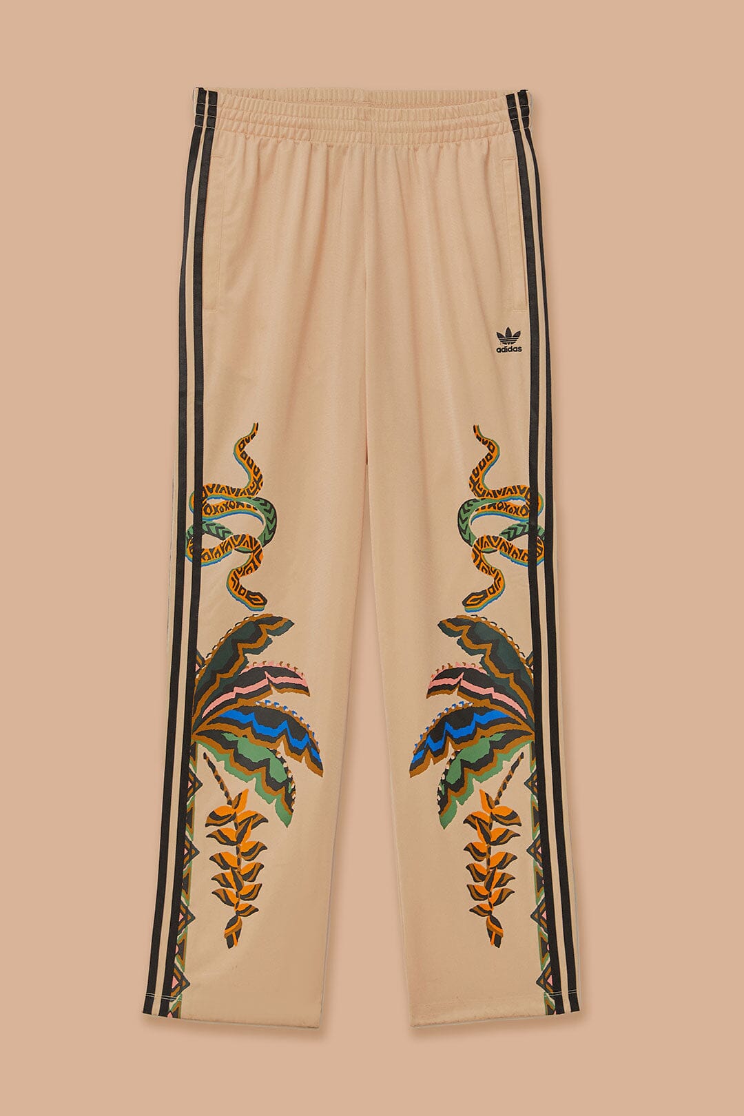 Beige Adidas Farm Rio Pants