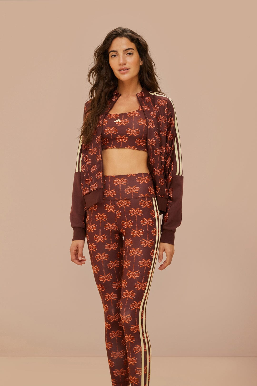 Womens Leggings Adidas Farm Leggings ADIDAS FARM LEGGINGS Red