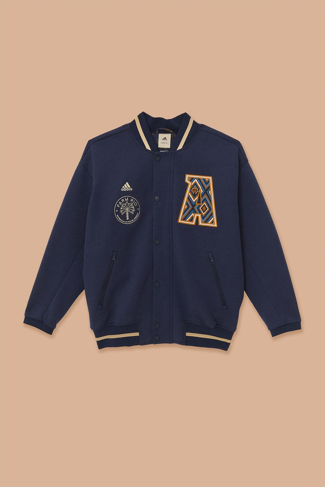 Dark Blue Adidas Farm Rio Jacket