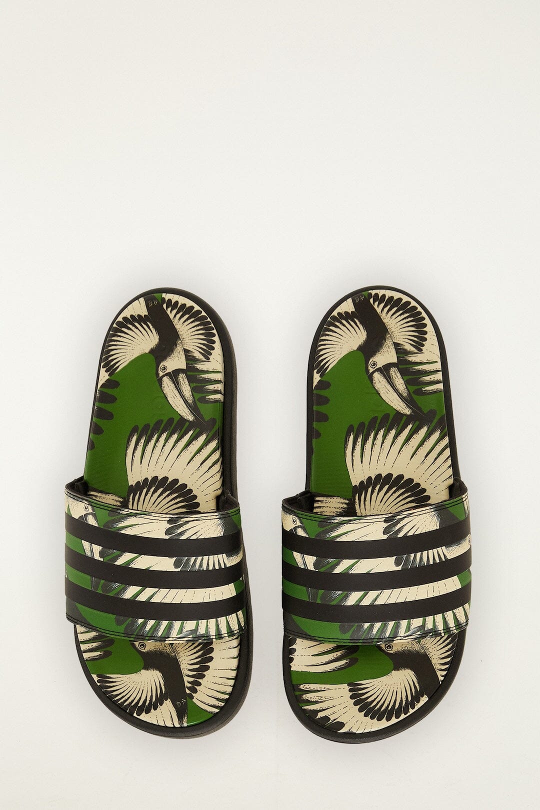 Adidas Adilette Platform Toucan Wings Green
