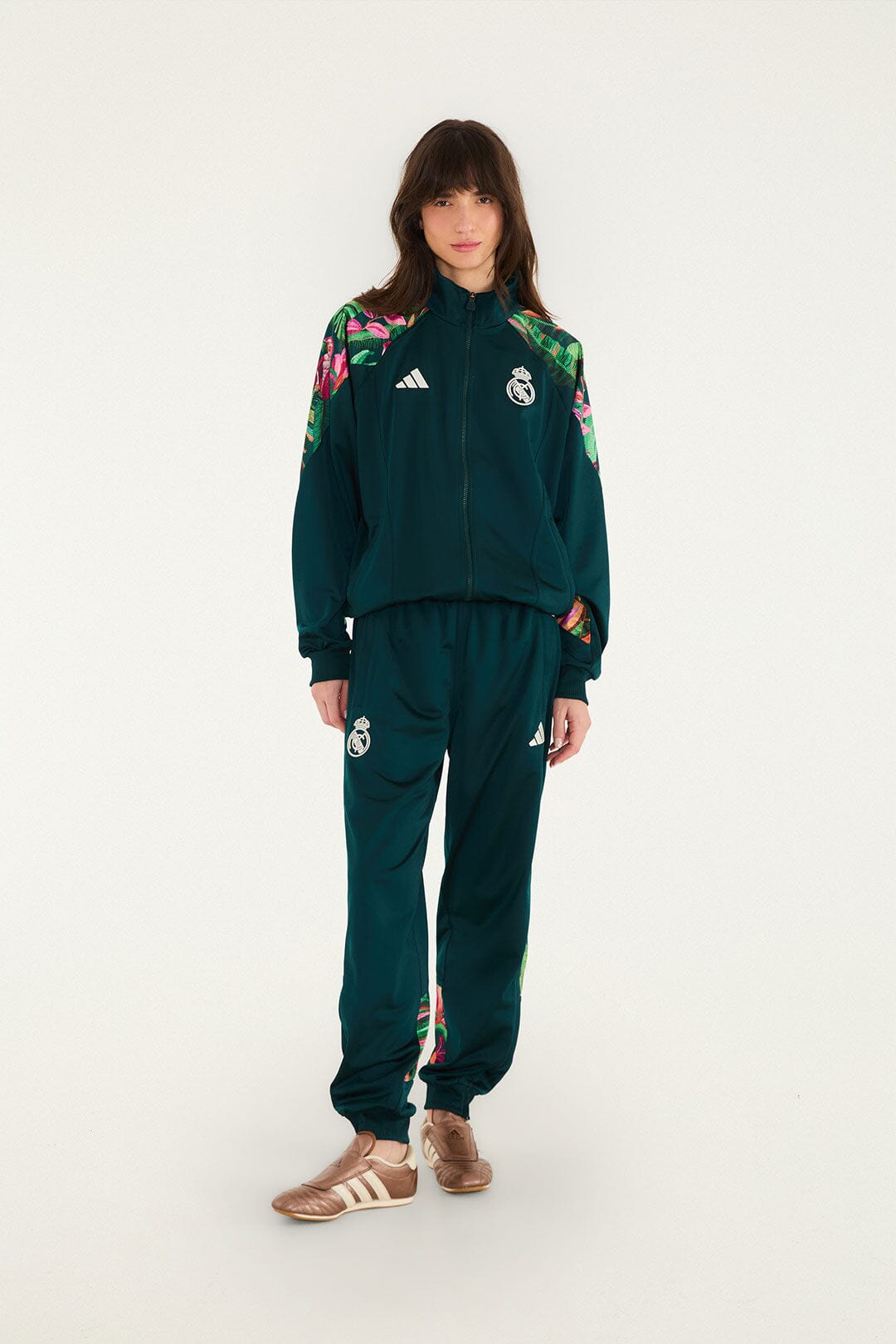 Real Foliage Green Adidas Jacket