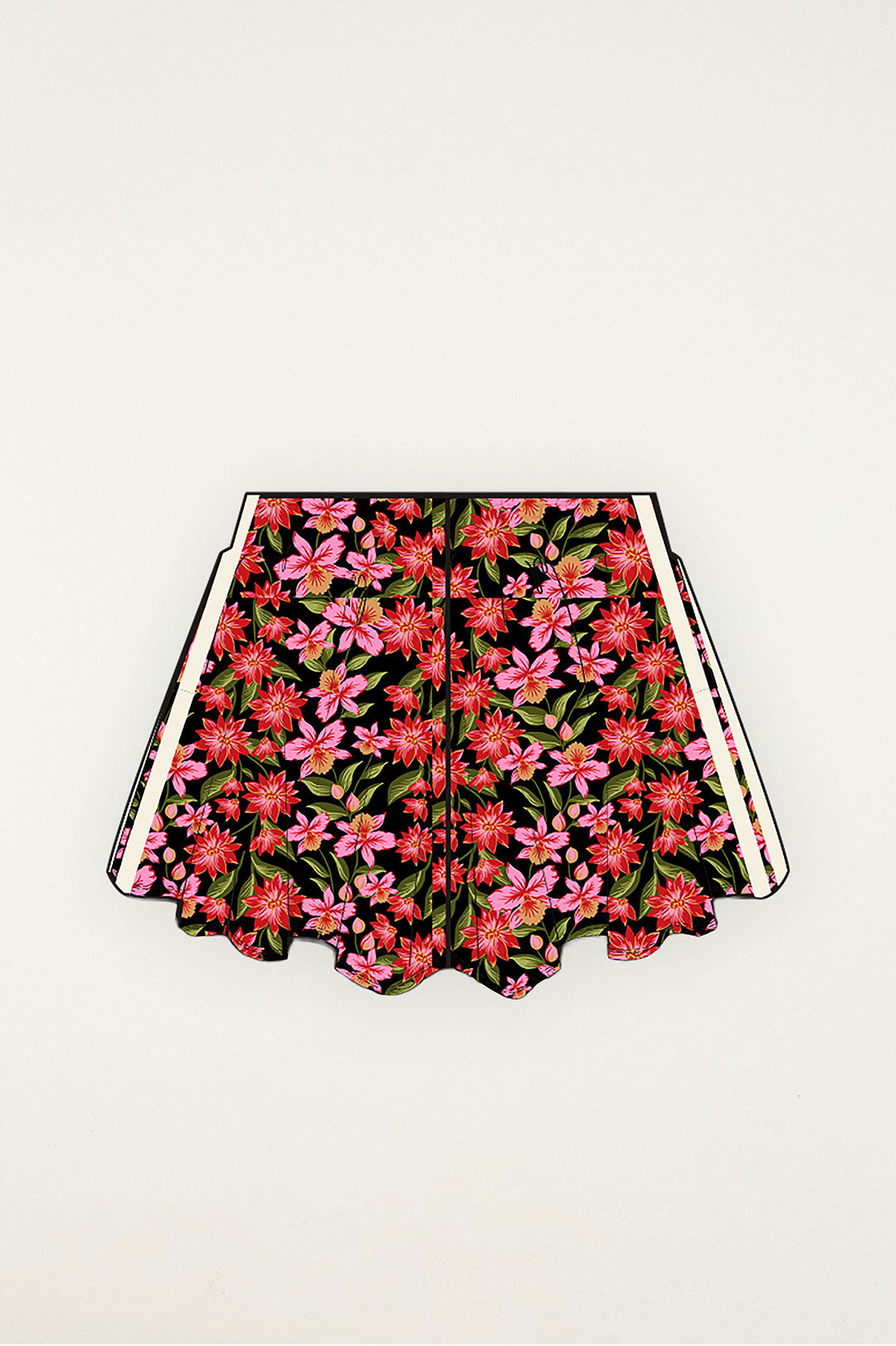 Wavy Liberty Black Adidas Shorts