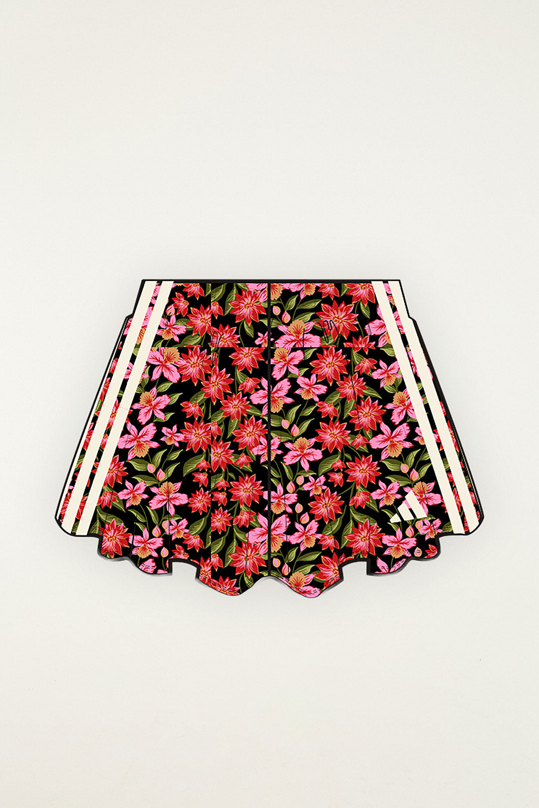 Wavy Liberty Black Adidas Shorts