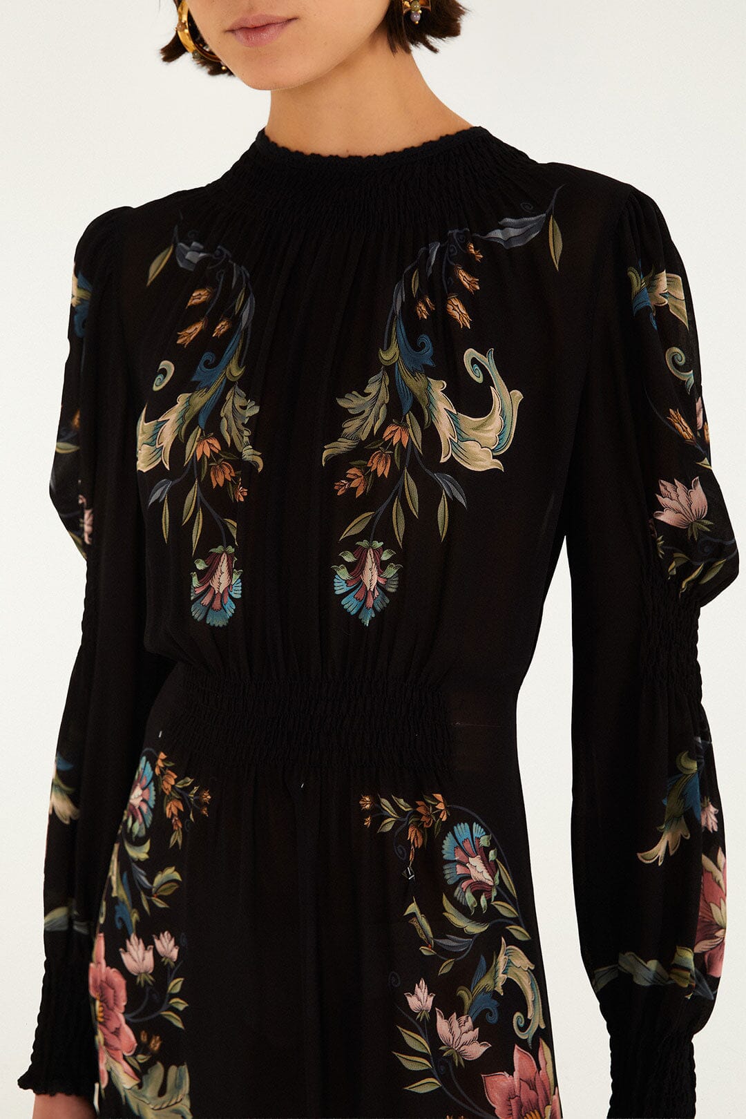 Natalia Lace Long Sleeve Mini Dress