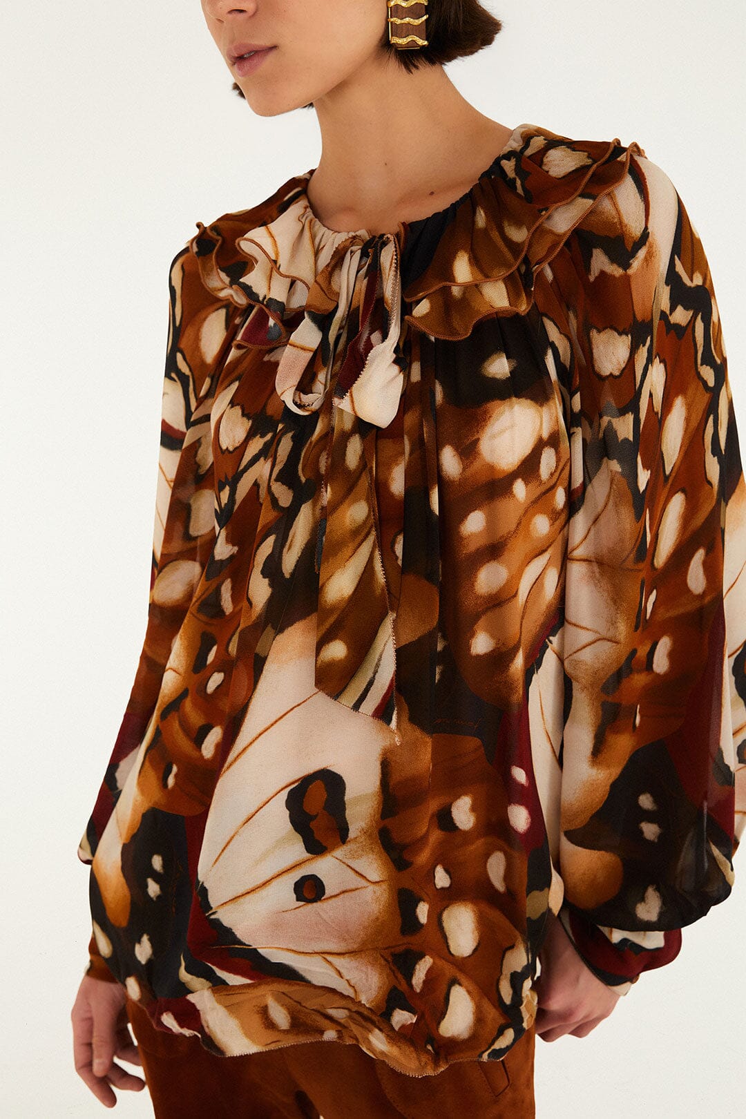 Borbofly Ruffled Blouse