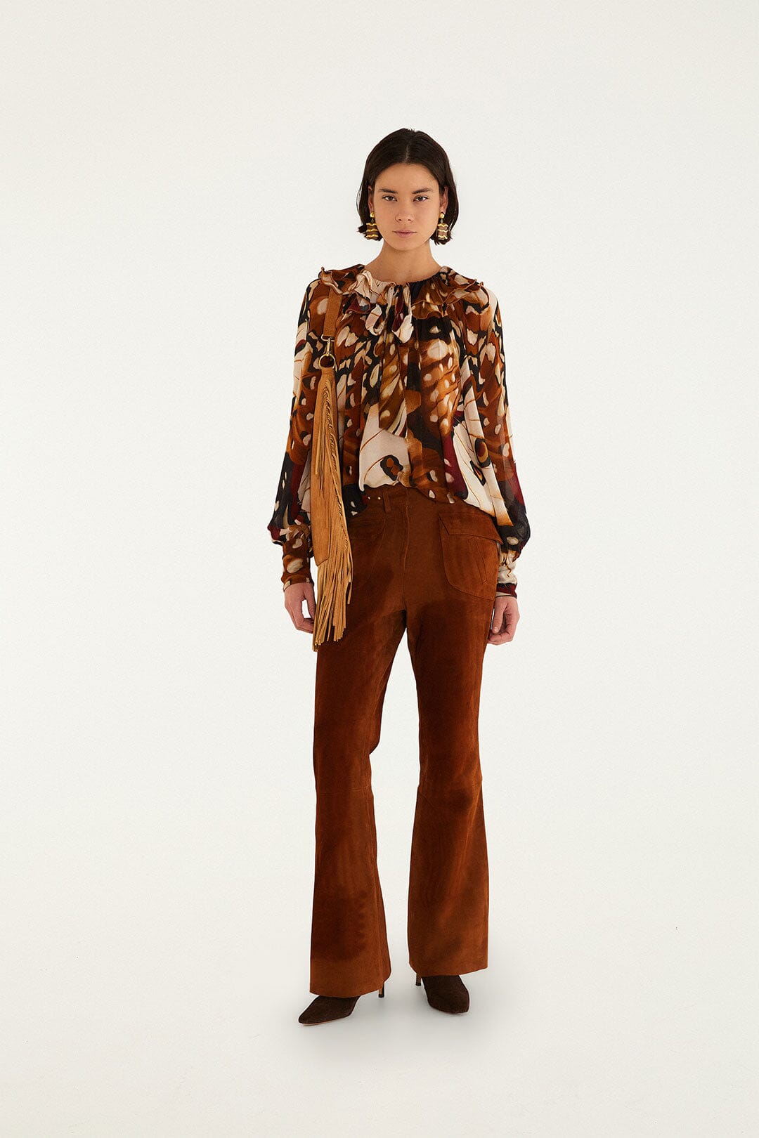 Borbofly Ruffled Blouse