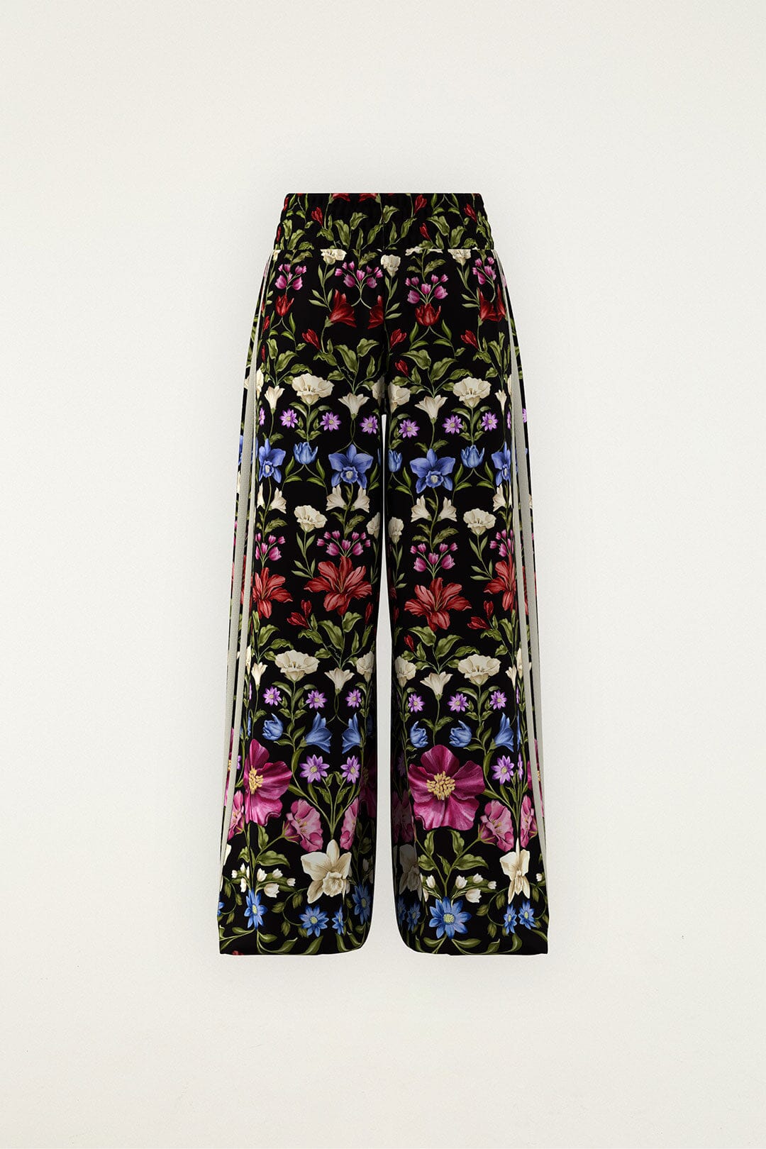 FARM Rio model wearing the Ainika Floral Black Adidas Pants
