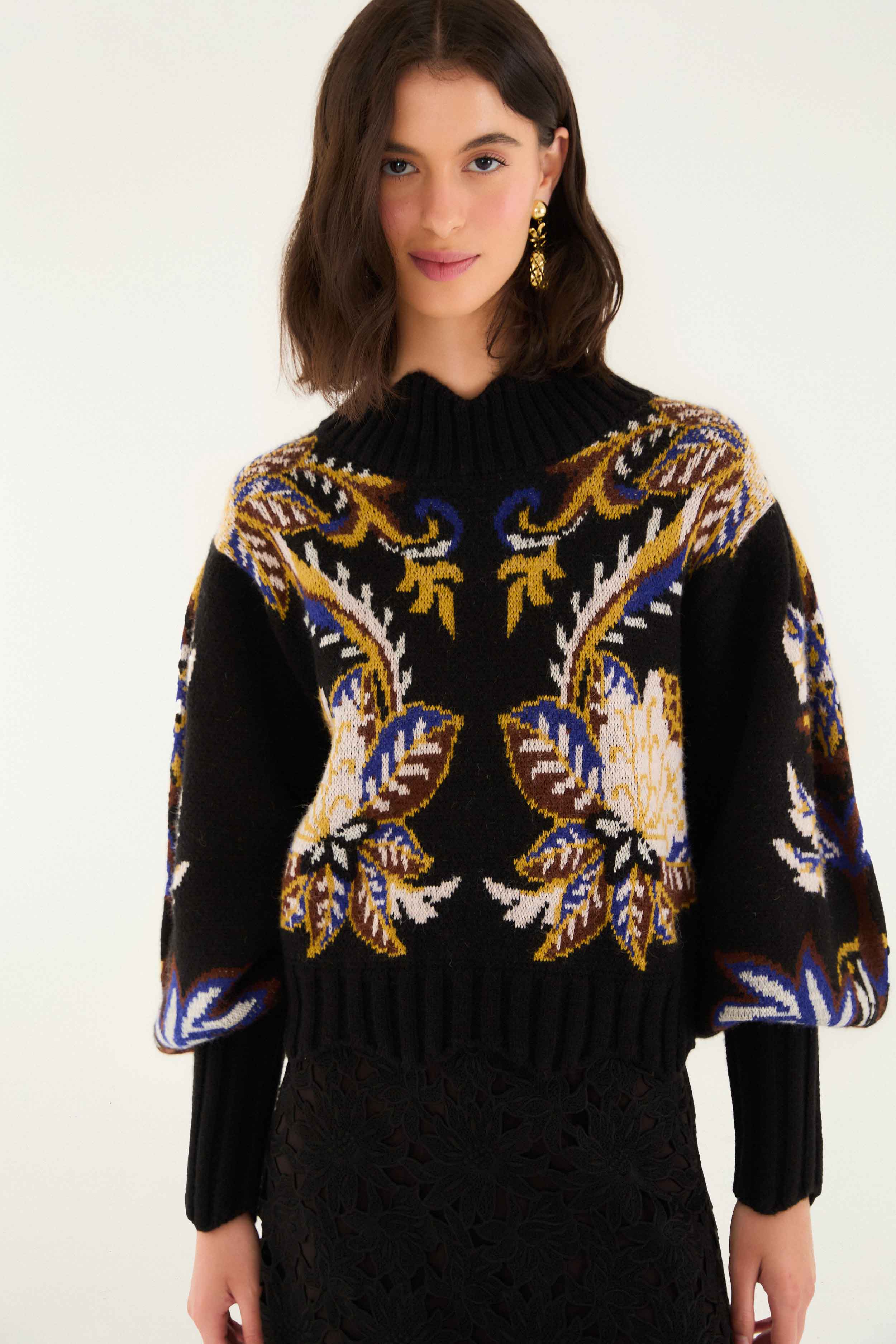 美品　ara.ara Boa Embroidery Pullover Heritage Blossom Hoodie – AriZona Europe