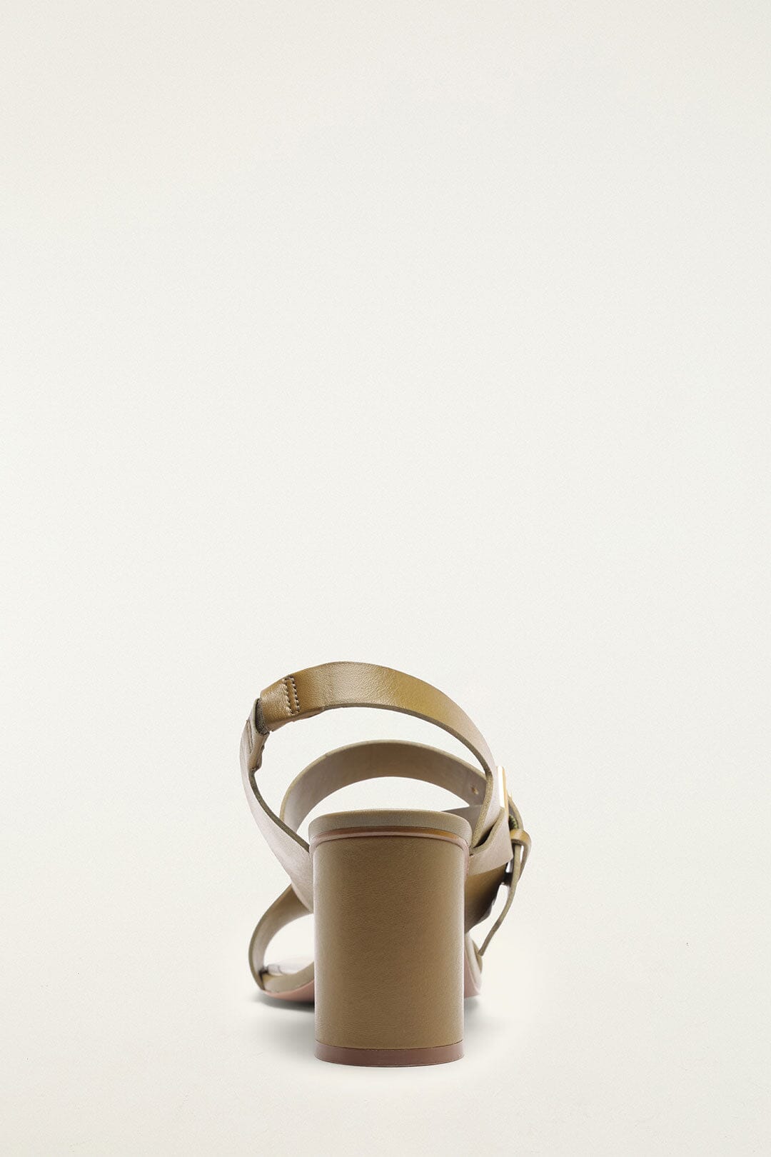 FARM Rio model wearing the Buckle Block Helled Sandal