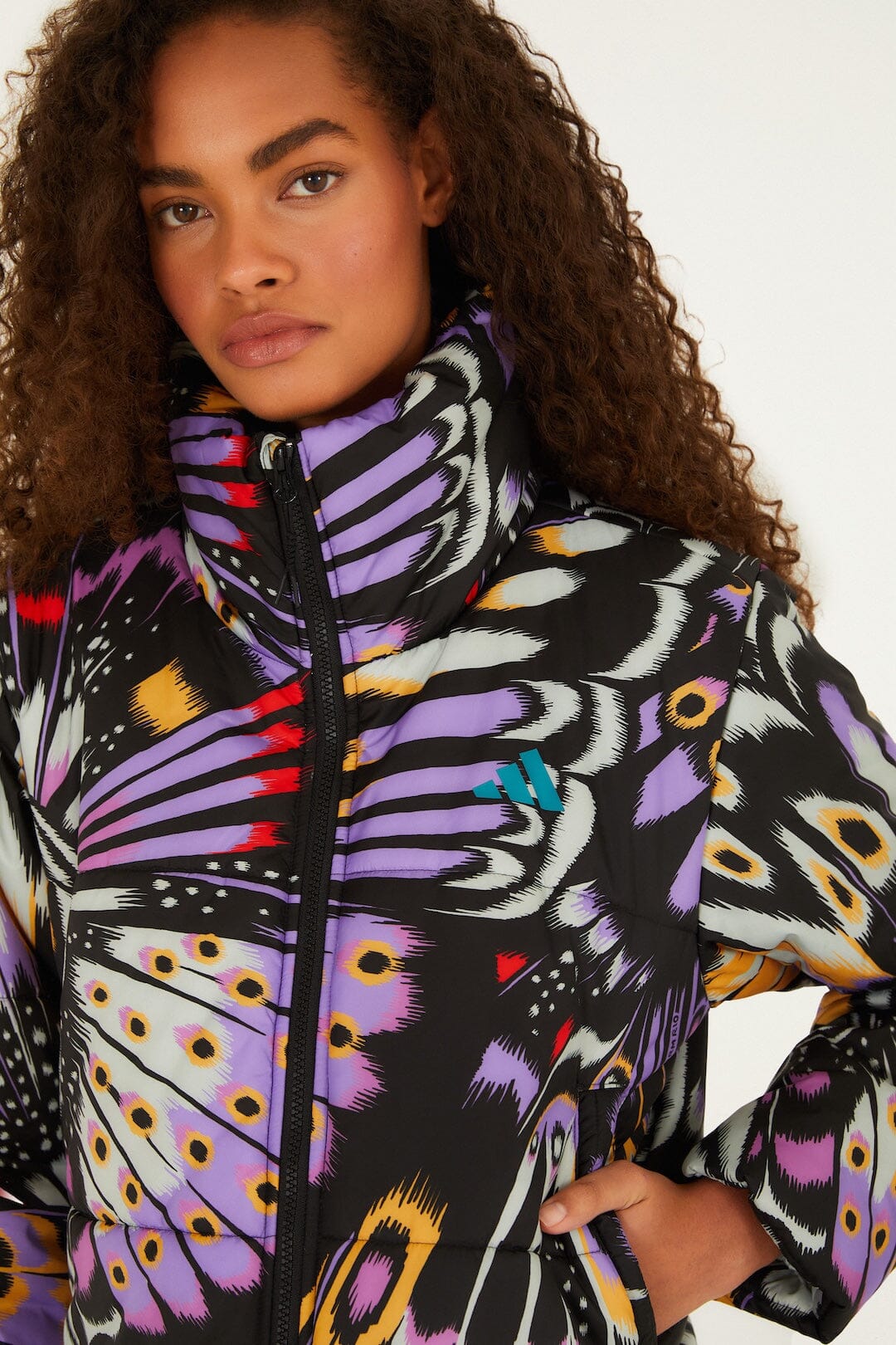 Colorfly Lilac Adidas Puffer Jacket | FARM Rio