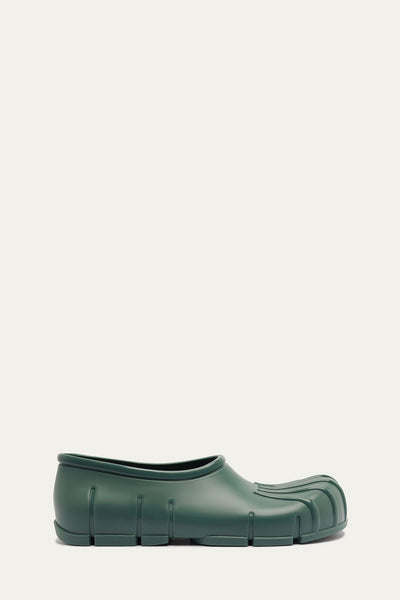 Forest Green Monstera Rain Shoe