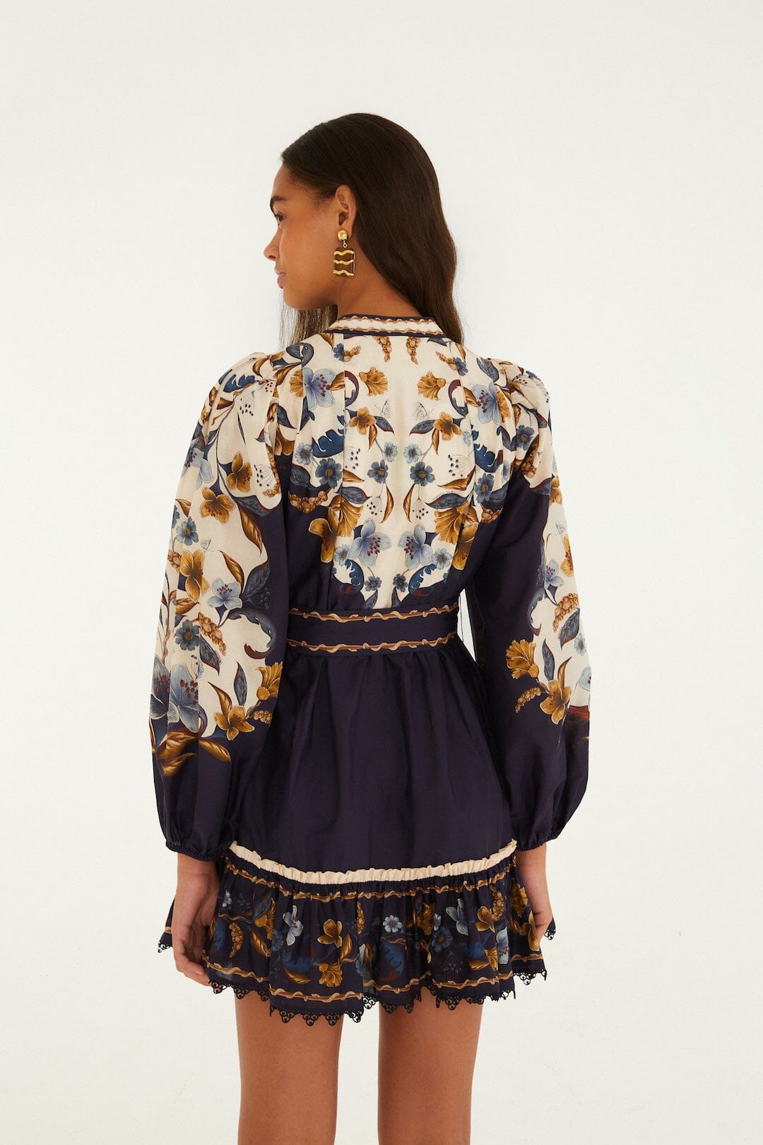 Golden Nature Mini Dress