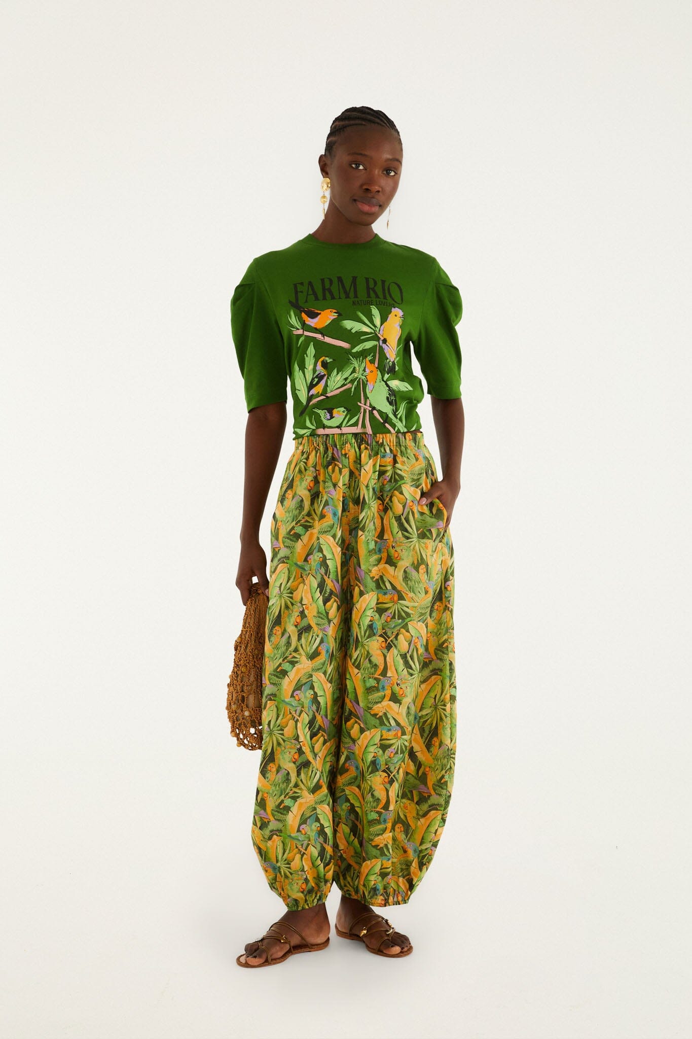 FARM Rio model wearing the Nature Lovers T-Shirt