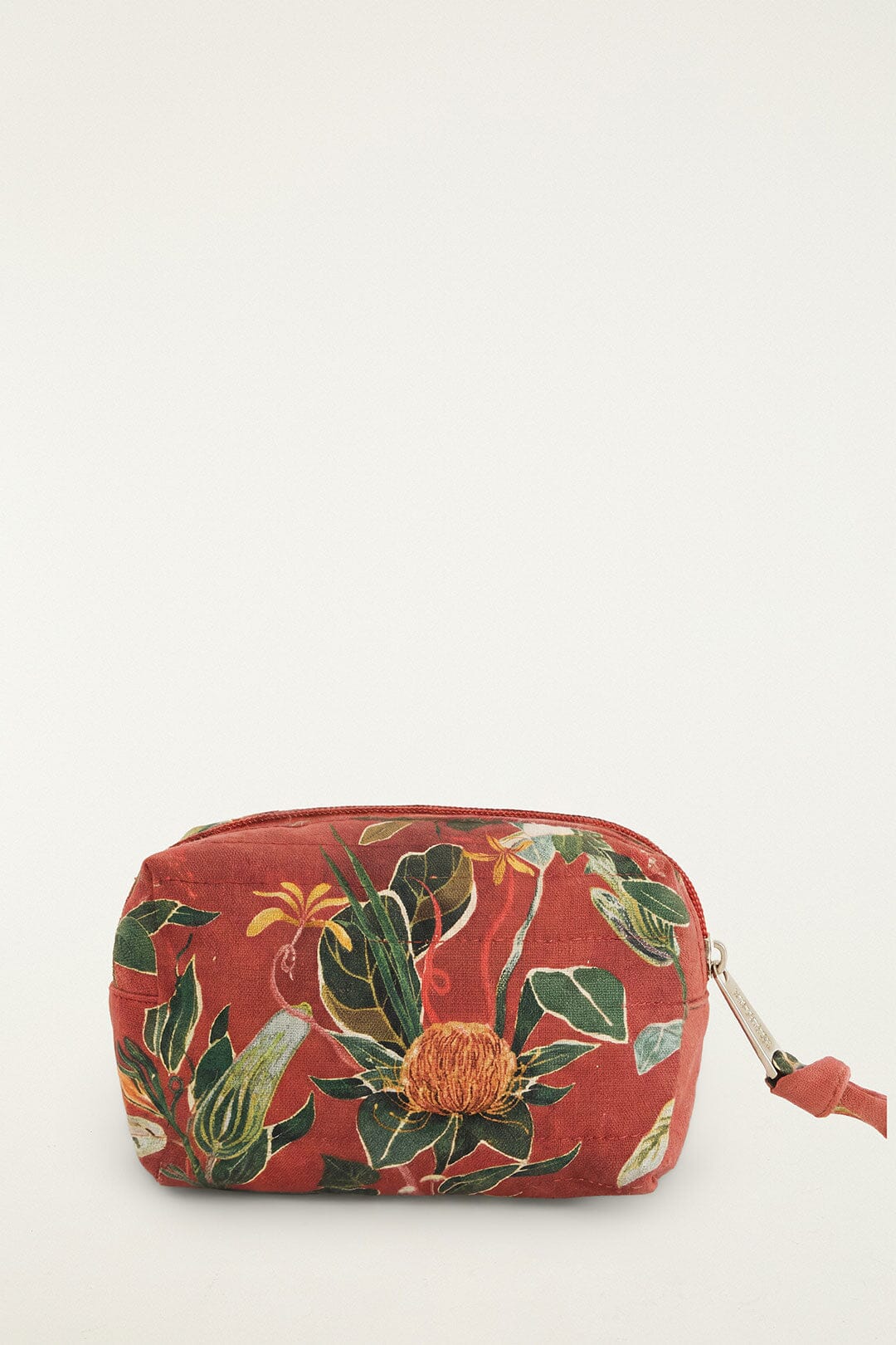 FARM Rio model wearing the Painted Farm Small Toiletry Bag