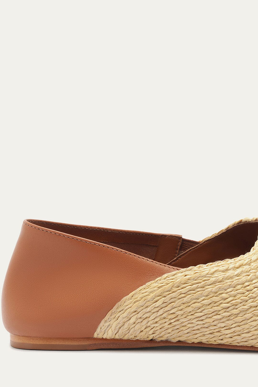 FARM Rio model wearing the Raffia  Flat Loafer