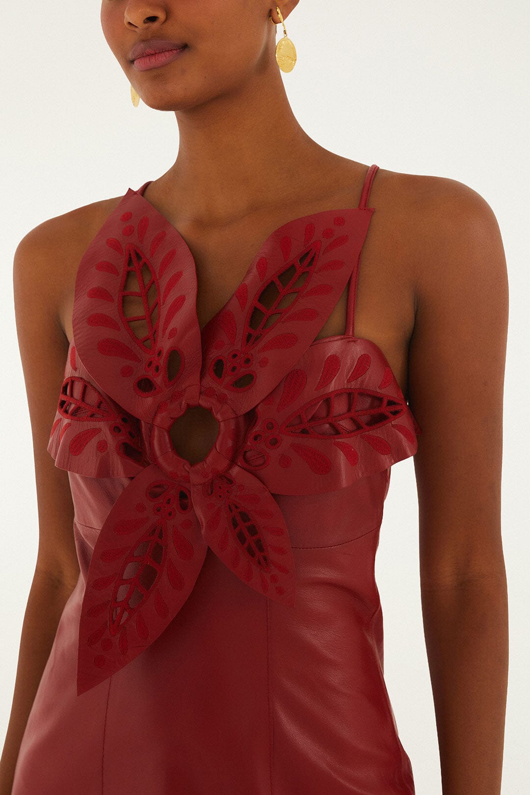 red leather dress forever 21 Forever 21 Women's Faux Leather Bodycon Mini Dress in Red, 1X