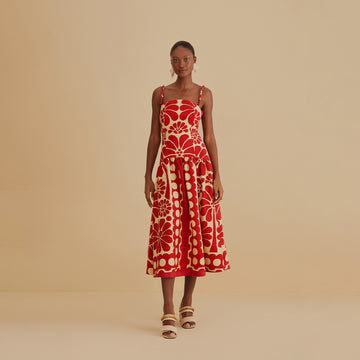 Off-White Richelieu Midi Dress – FARM Rio