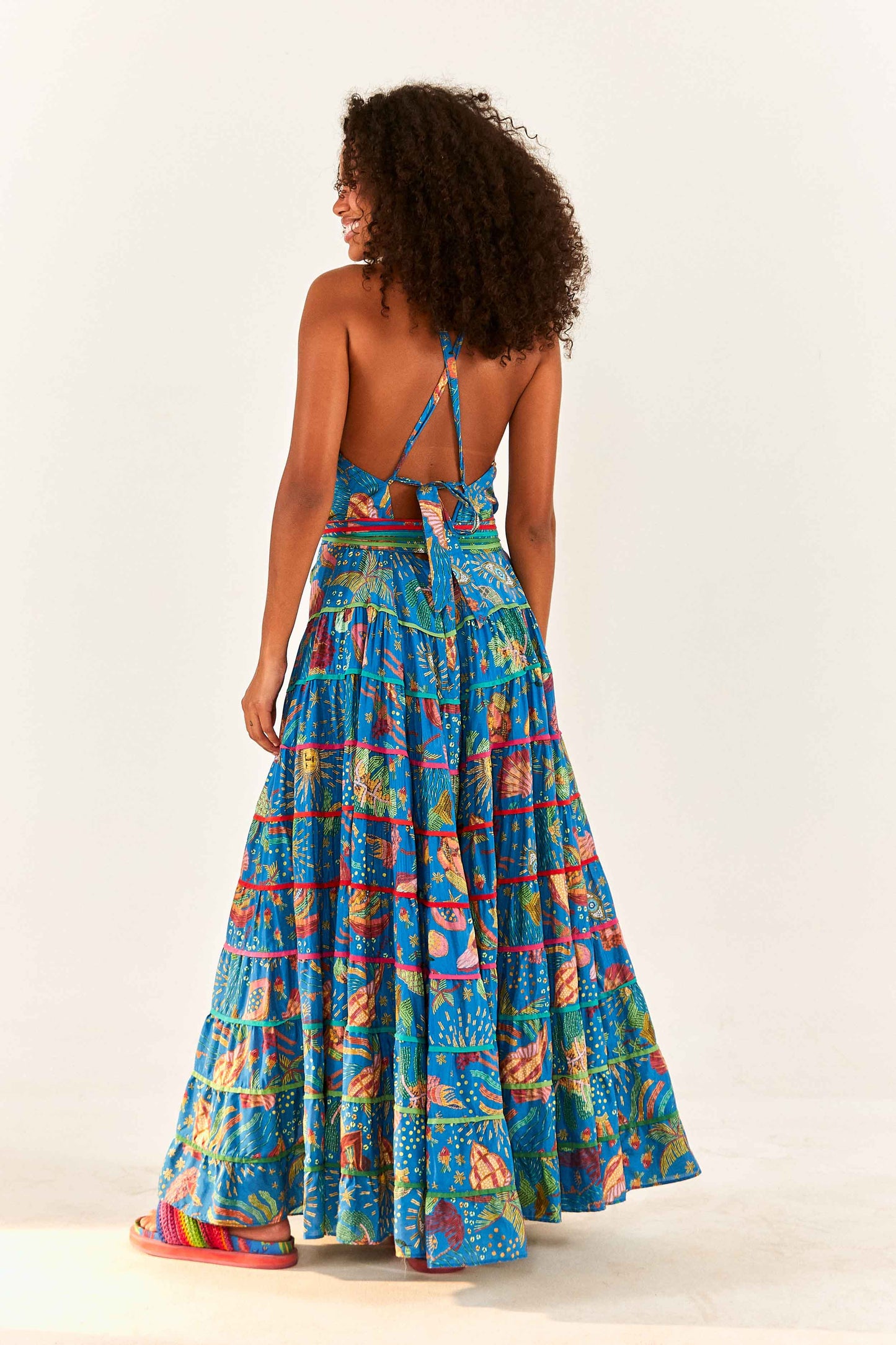 Blue Ocean Stories Maxi Dress