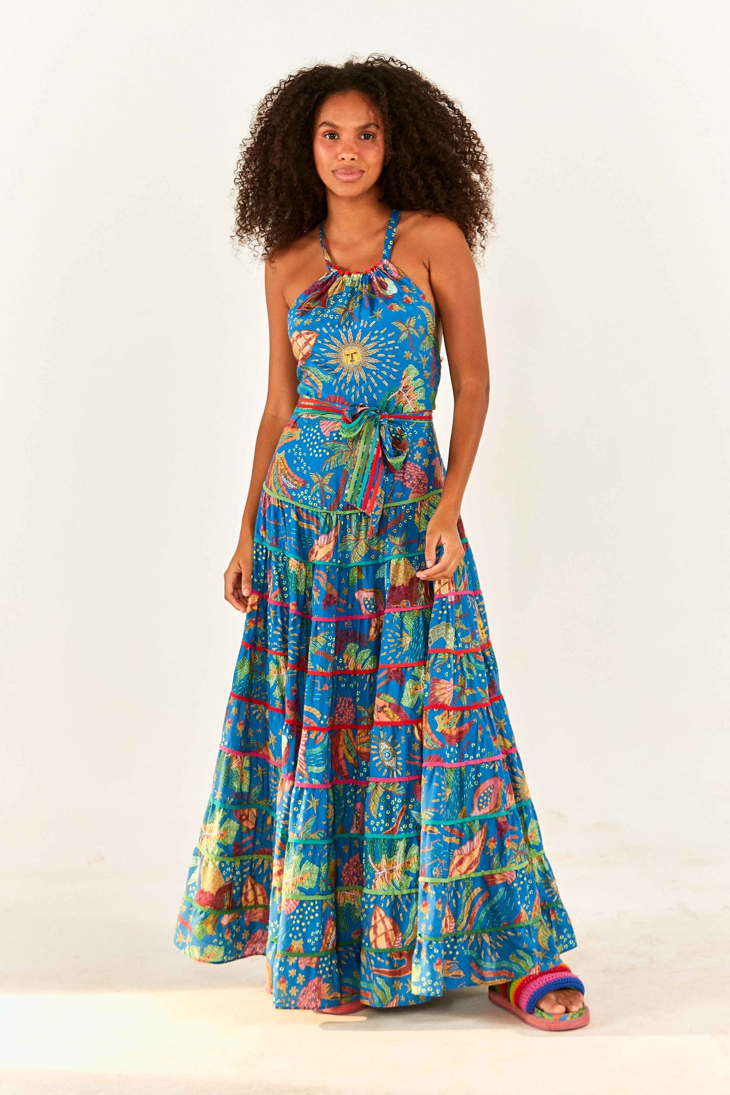 Blue Ocean Stories Maxi Dress