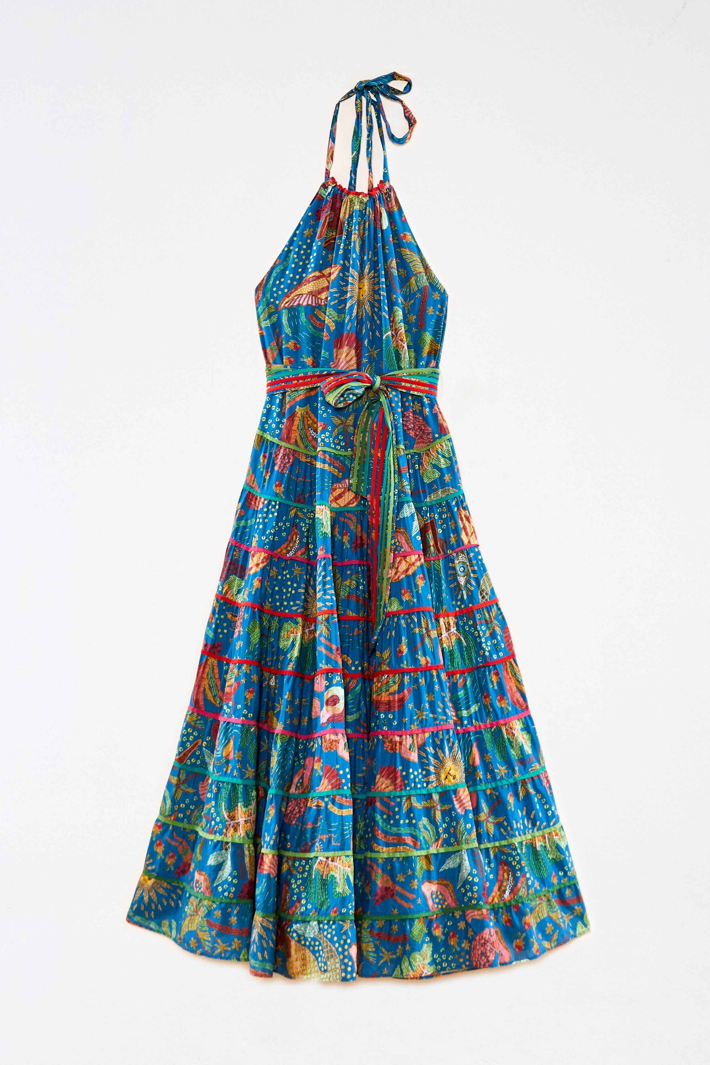 Blue Ocean Stories Maxi Dress