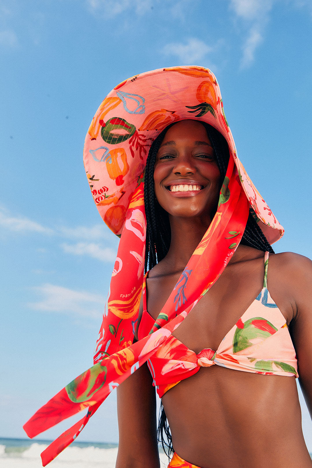 Mixed Fruits Ocean Hat