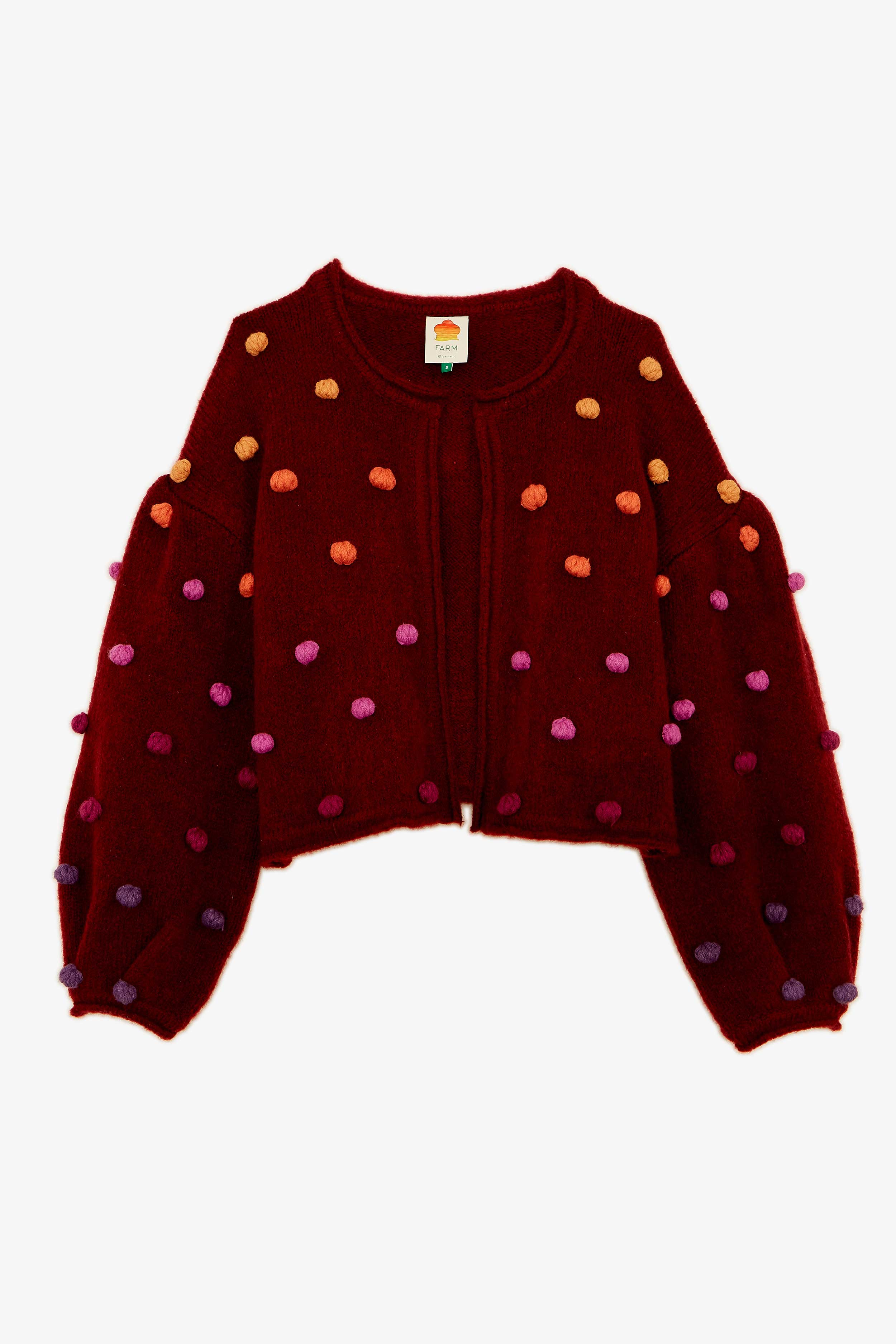 Burgundy Rainbow Dots Cardigan – FARM Rio