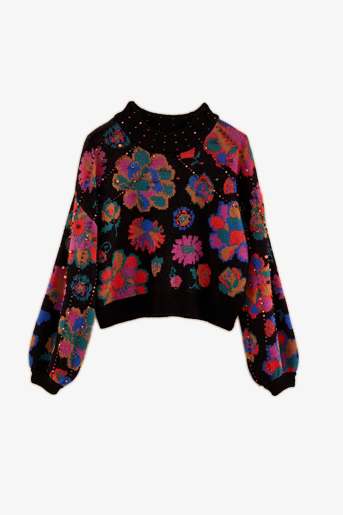 Lilys Garden Embroidered Sweater