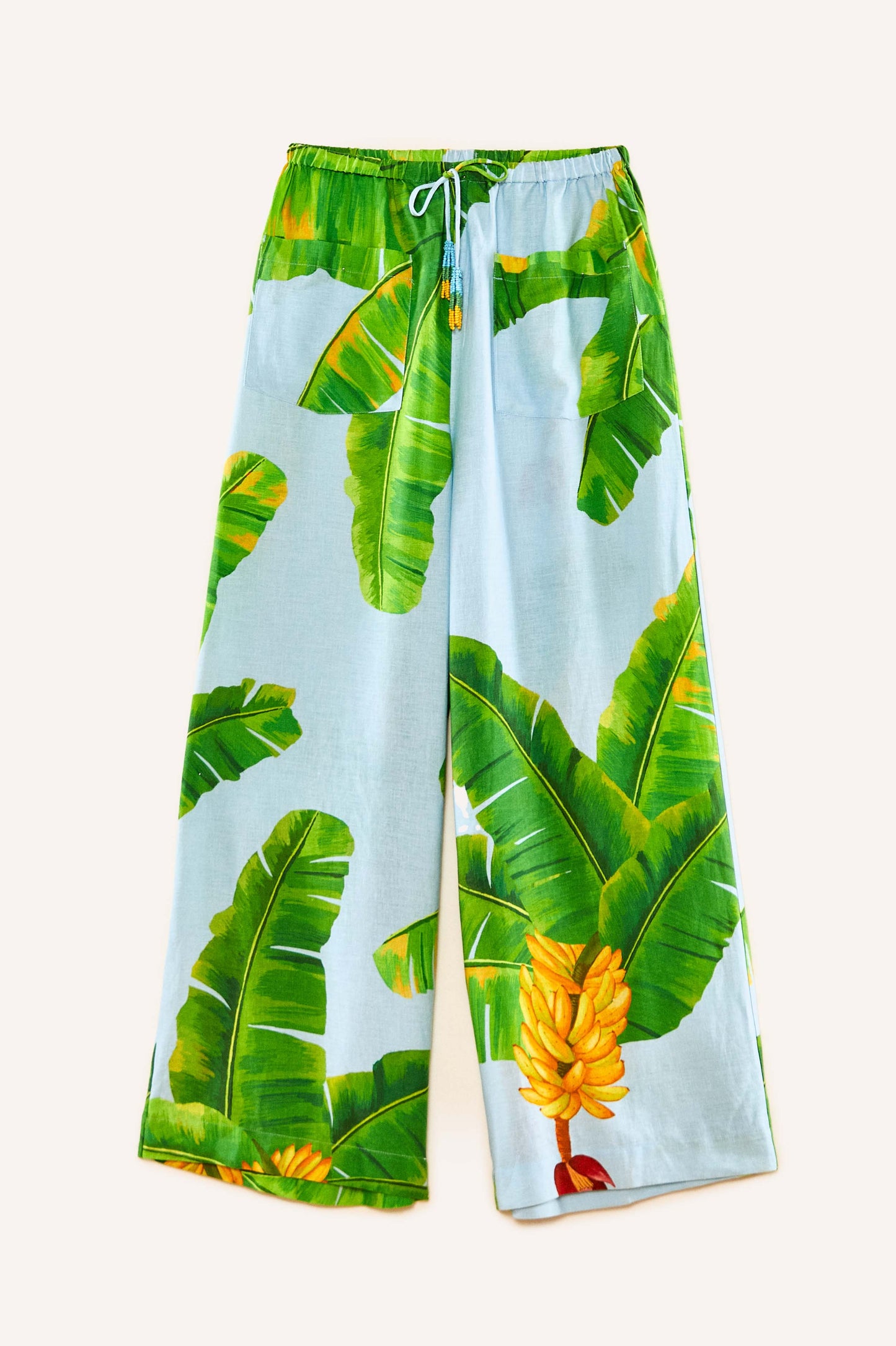 Blue Fresh Bananas Pants