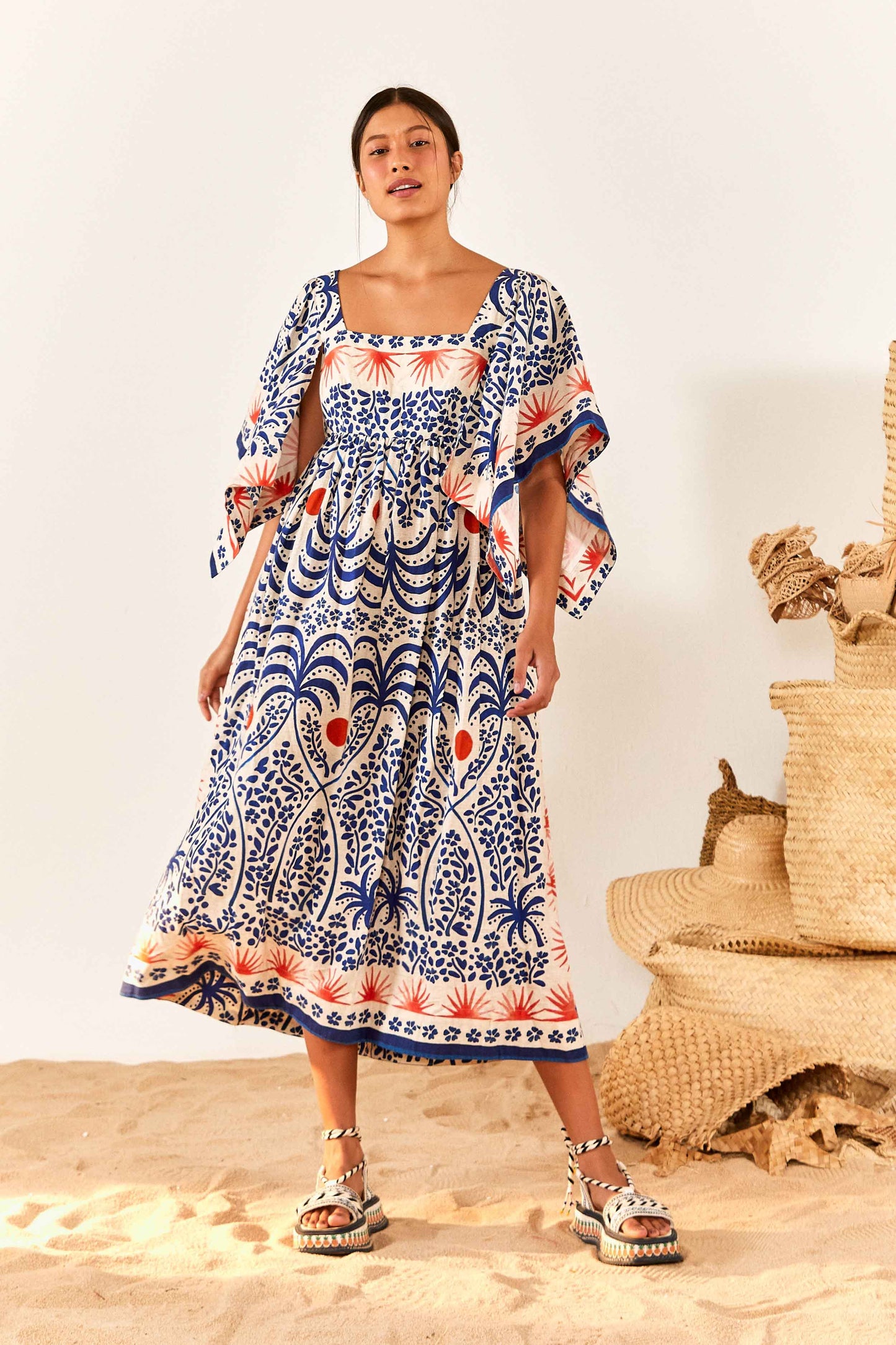 Afternoon Breeze Midi Dress