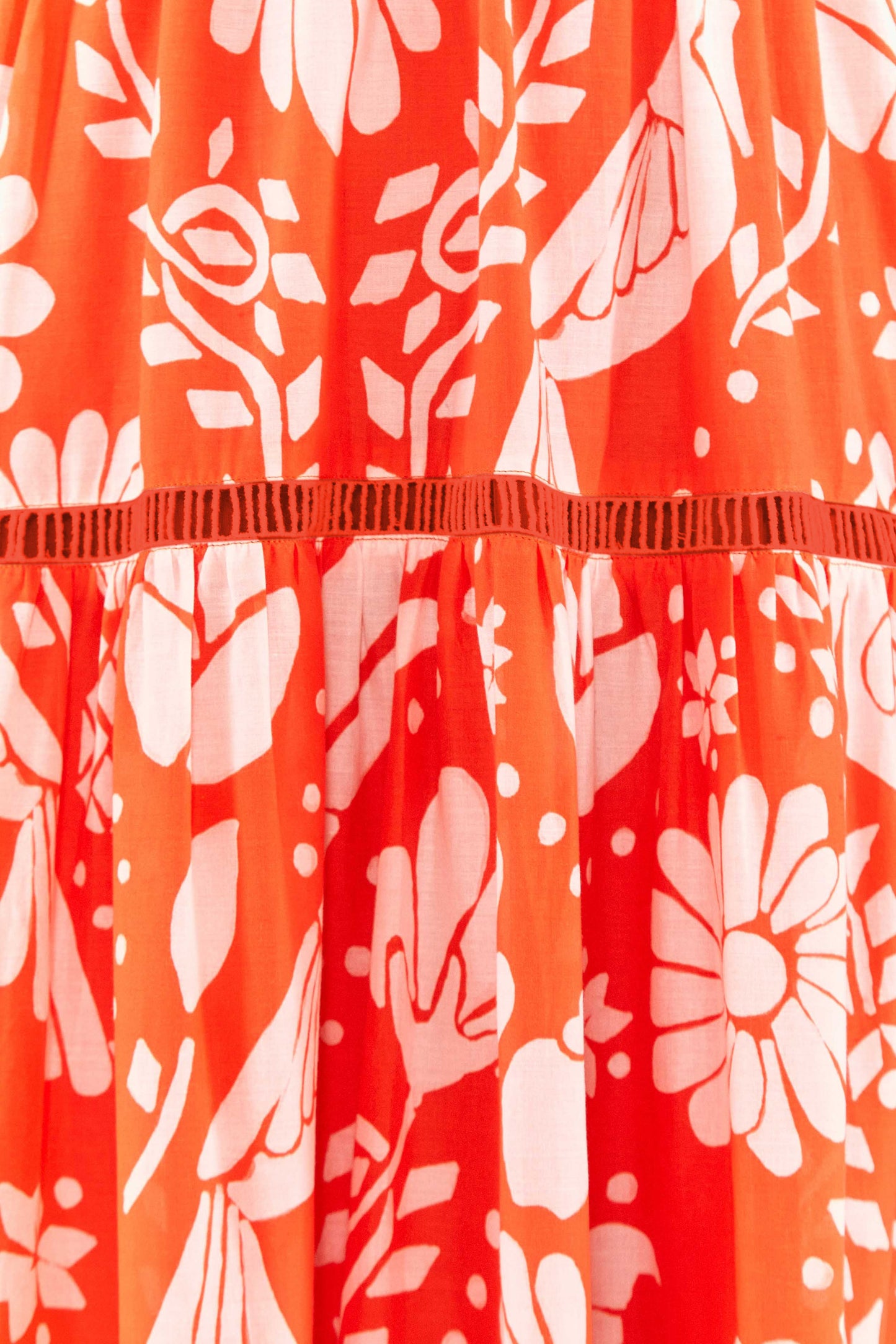 Orange Neon Jungle Maxi Dress