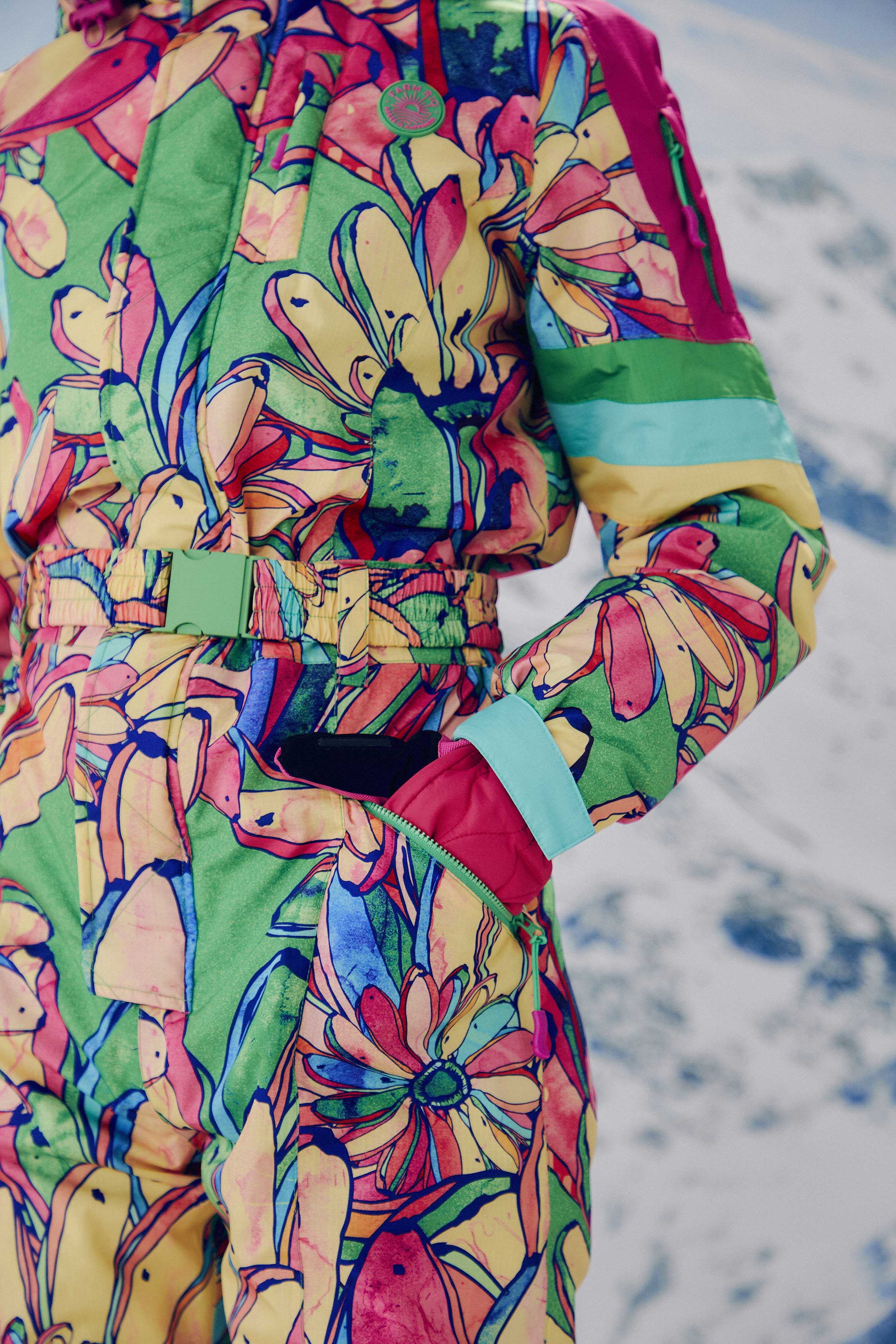Ski Suit Tech Fabric Multicolour