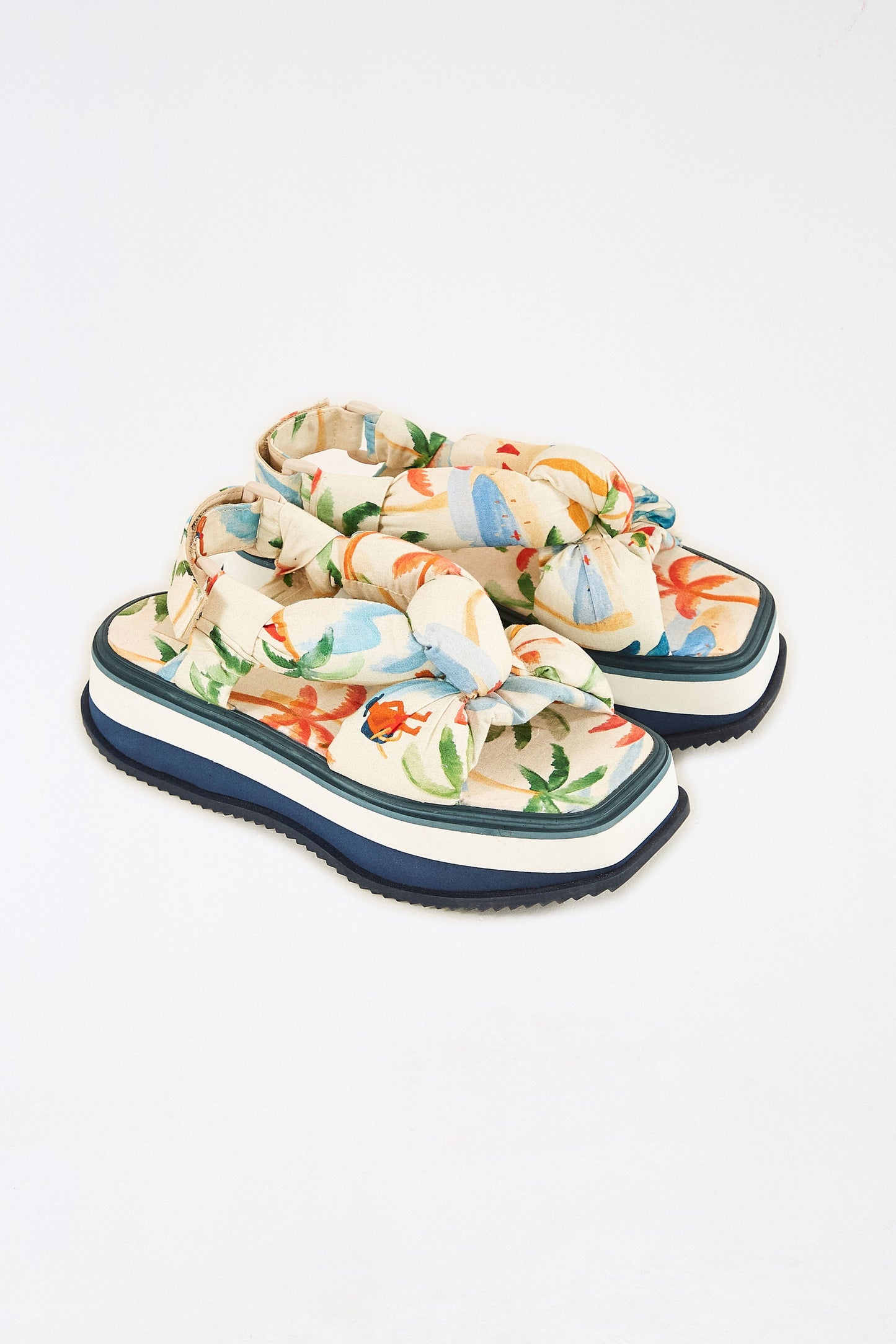 Copacabana Scarf Flatform Sandal