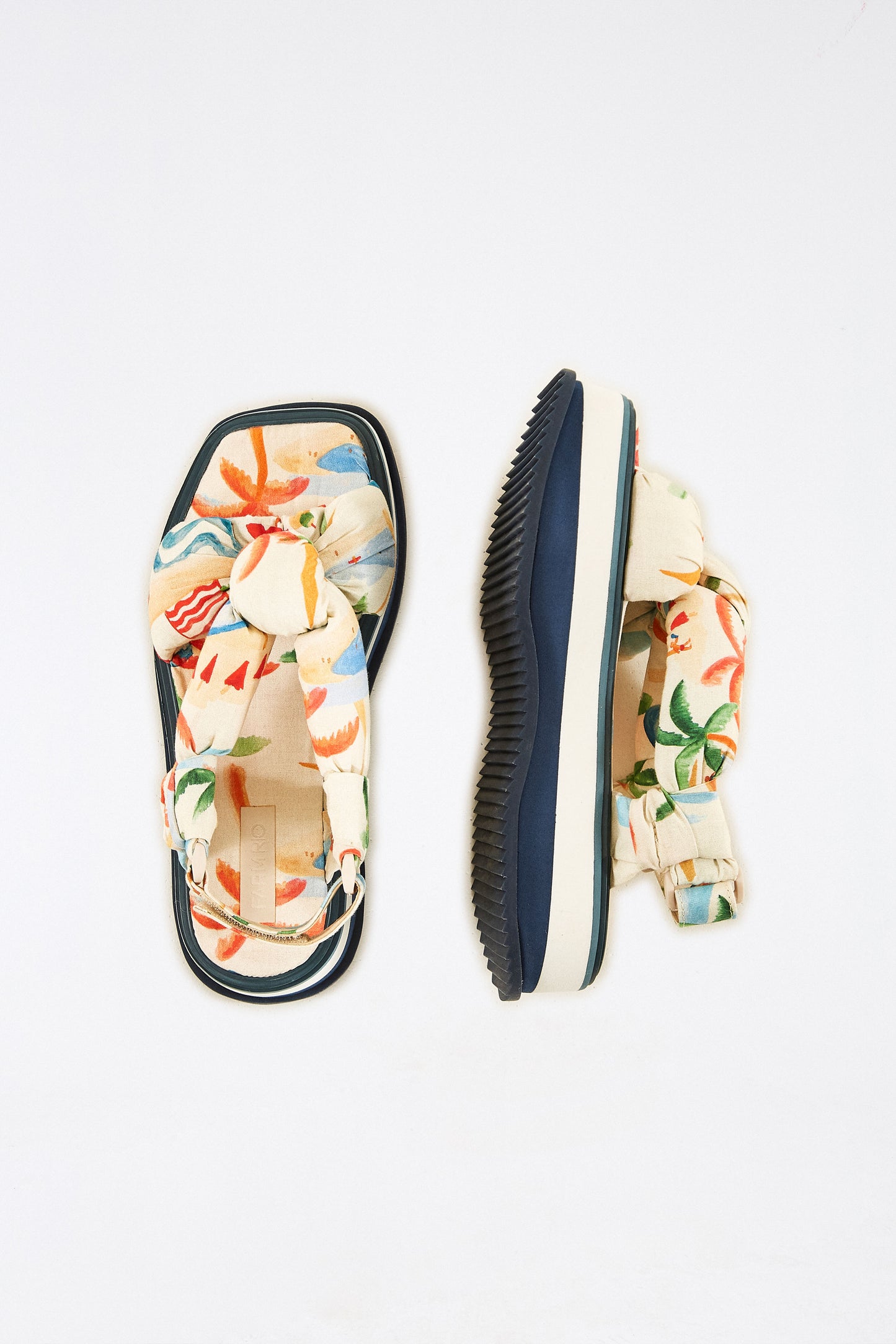 Copacabana Scarf Flatform Sandal