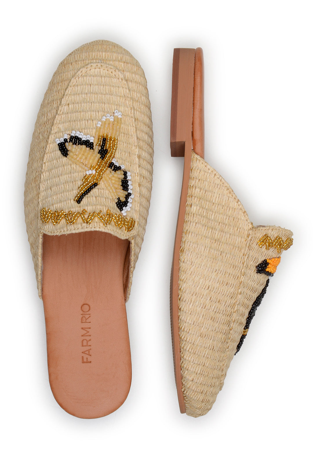 TUCAN RAFFIA MULE