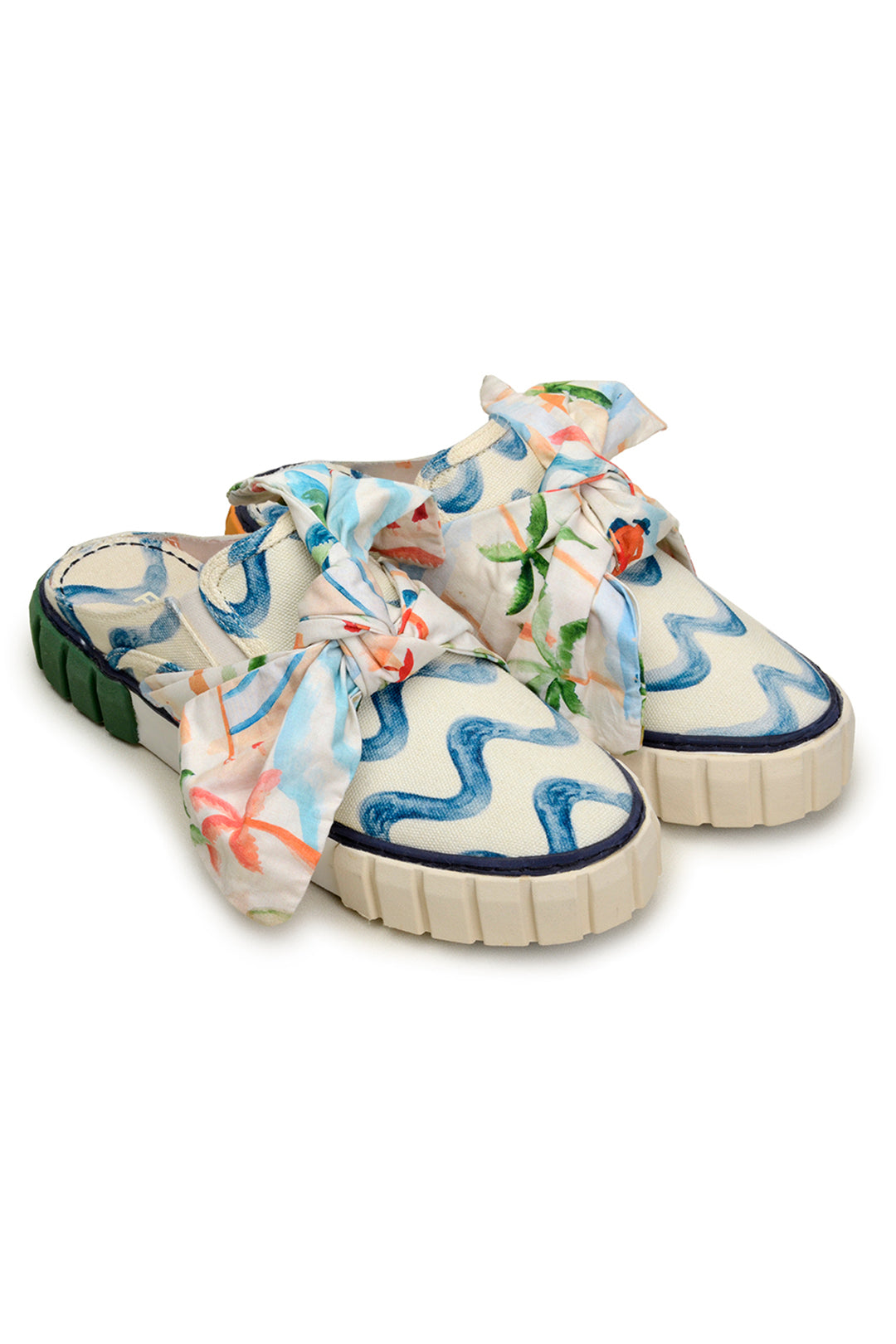 COPACABANA MULE SNEAKER  WITH BOW