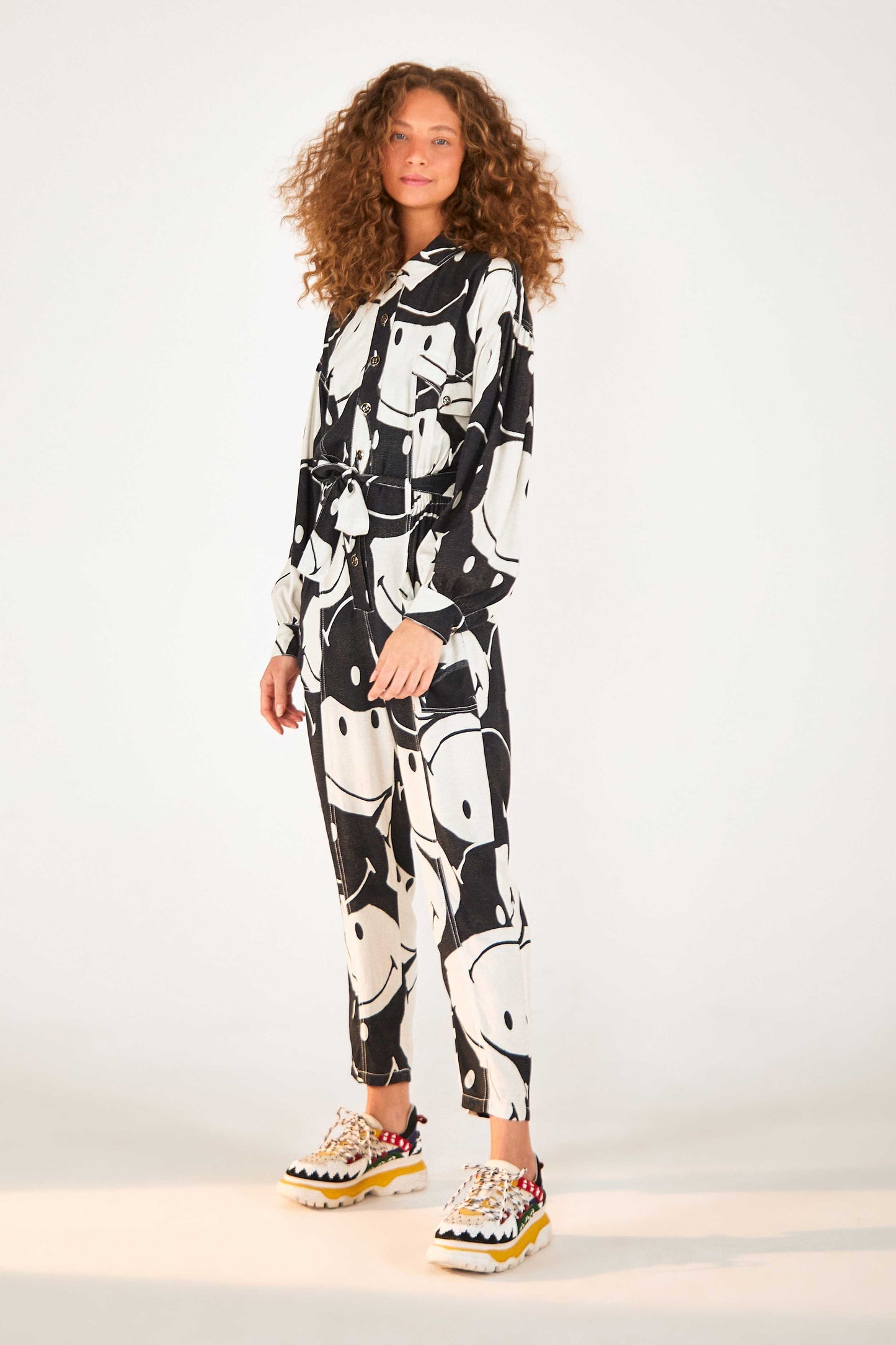 Black & White Smiley® Jumpsuit