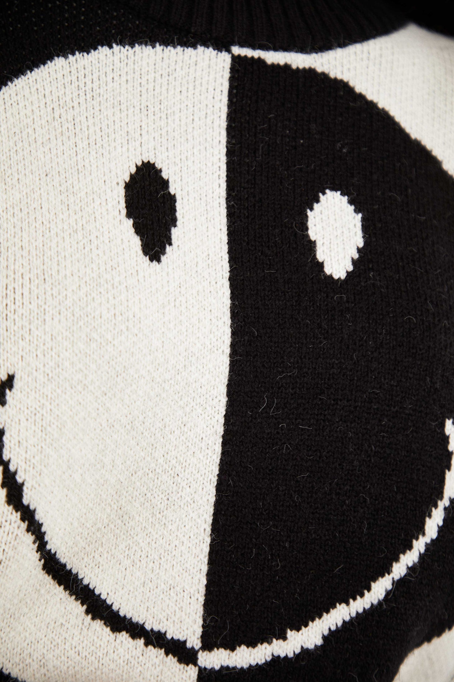 Black & White Smiley® Icon Sweater