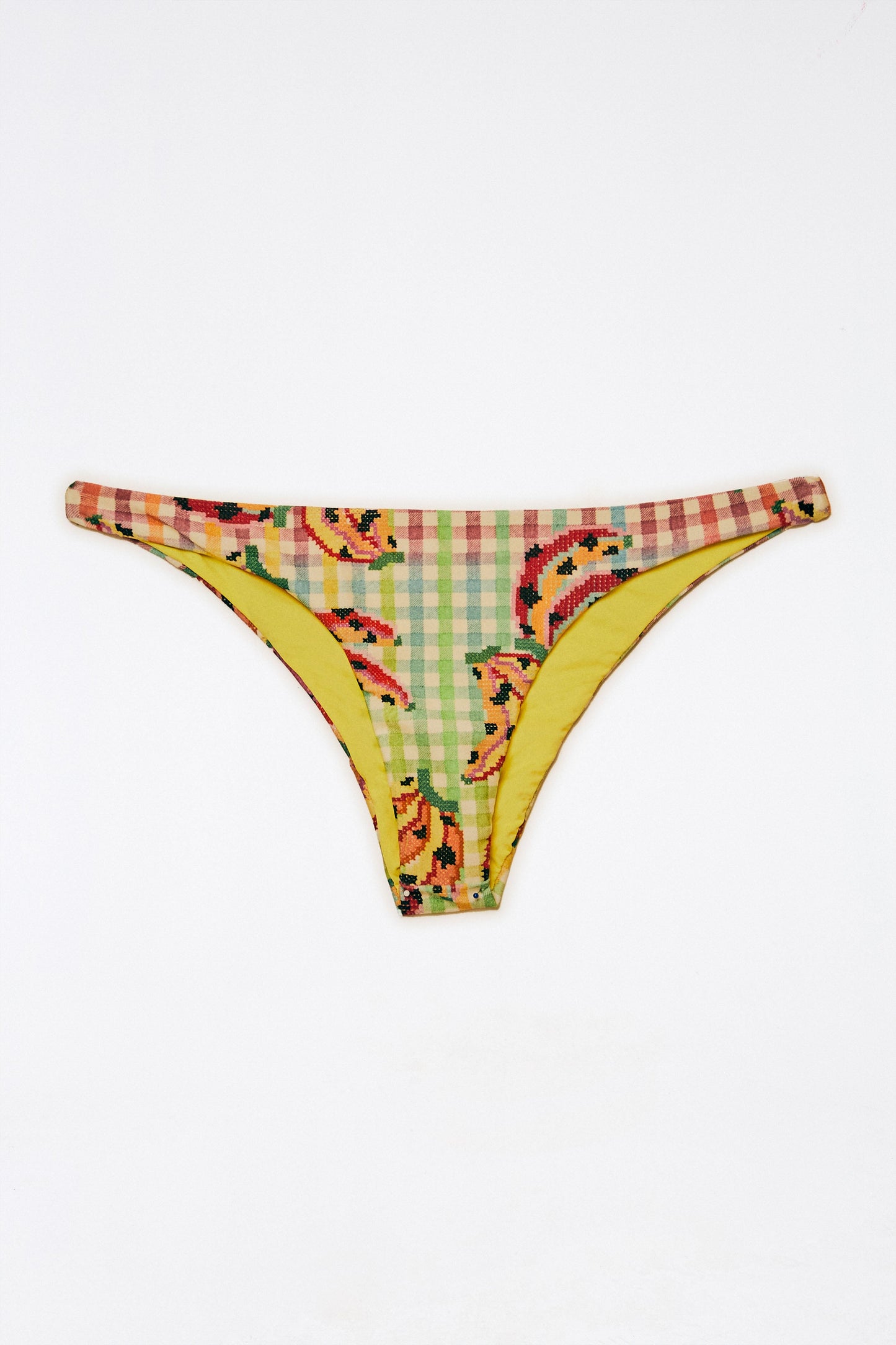 Banana Vichy Bikini Bottom