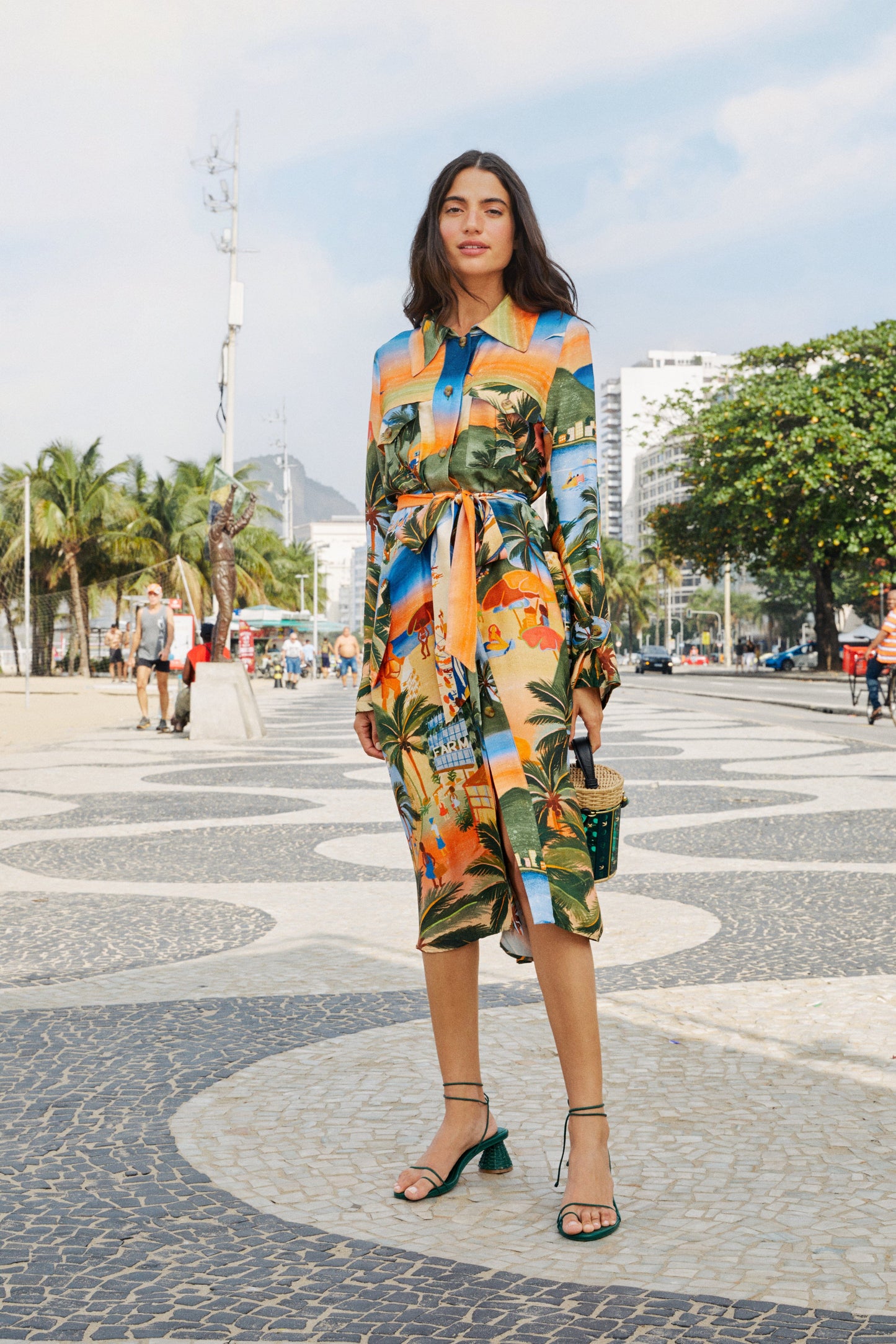 Carioca Lenzing™ Ecovero™ Viscose Midi Dress